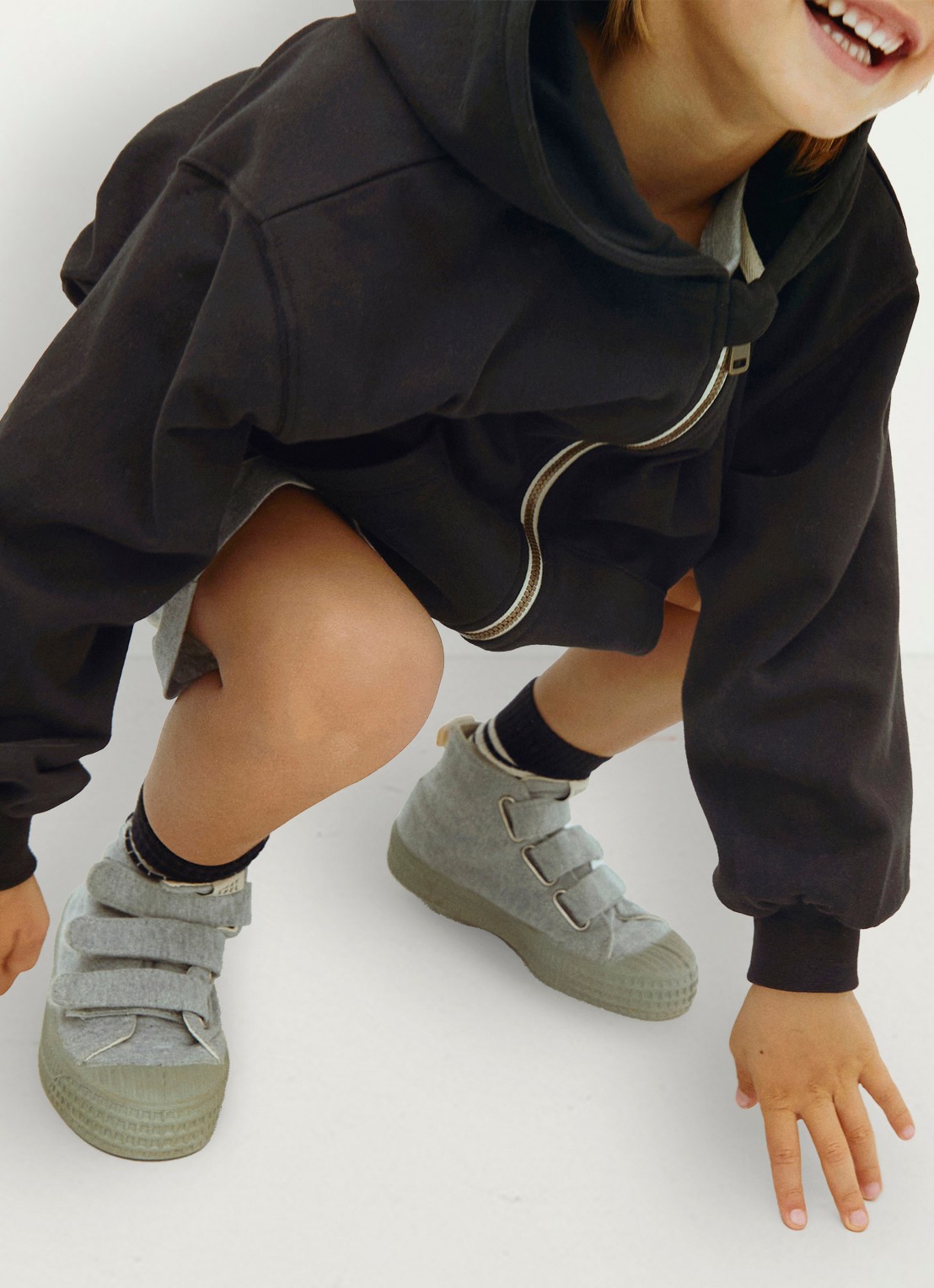 Gray Label Sweatvest met stretch - detail 4 zwart