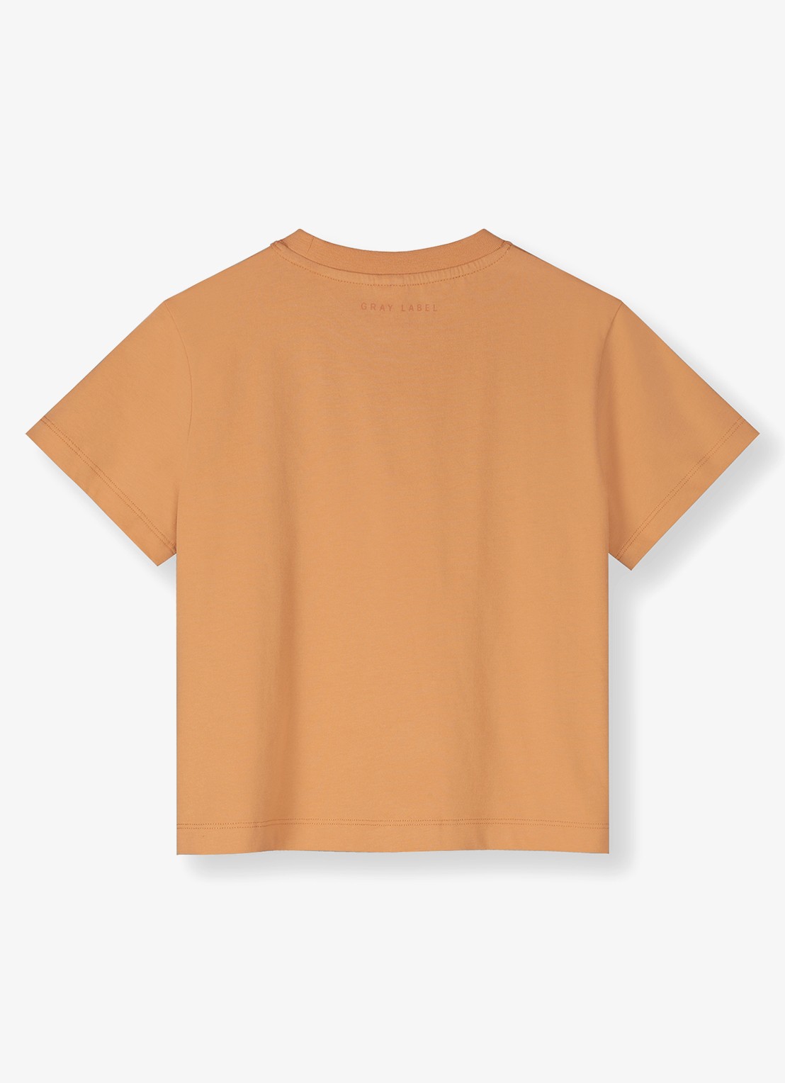 Gray Label T-shirt met print - achterkant 4 orange
