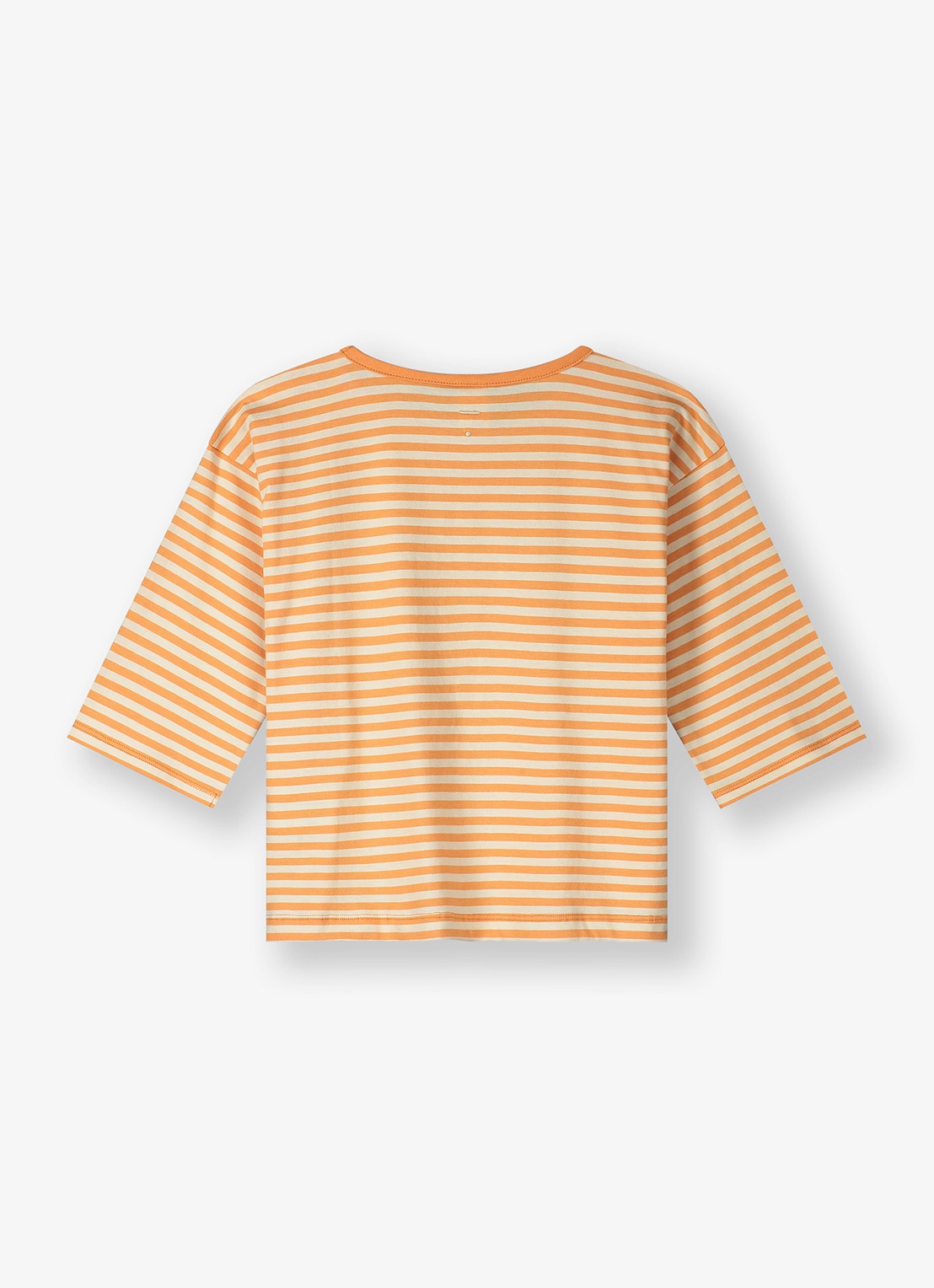 Gray Label T-shirt met ronde hals - achterkant orange