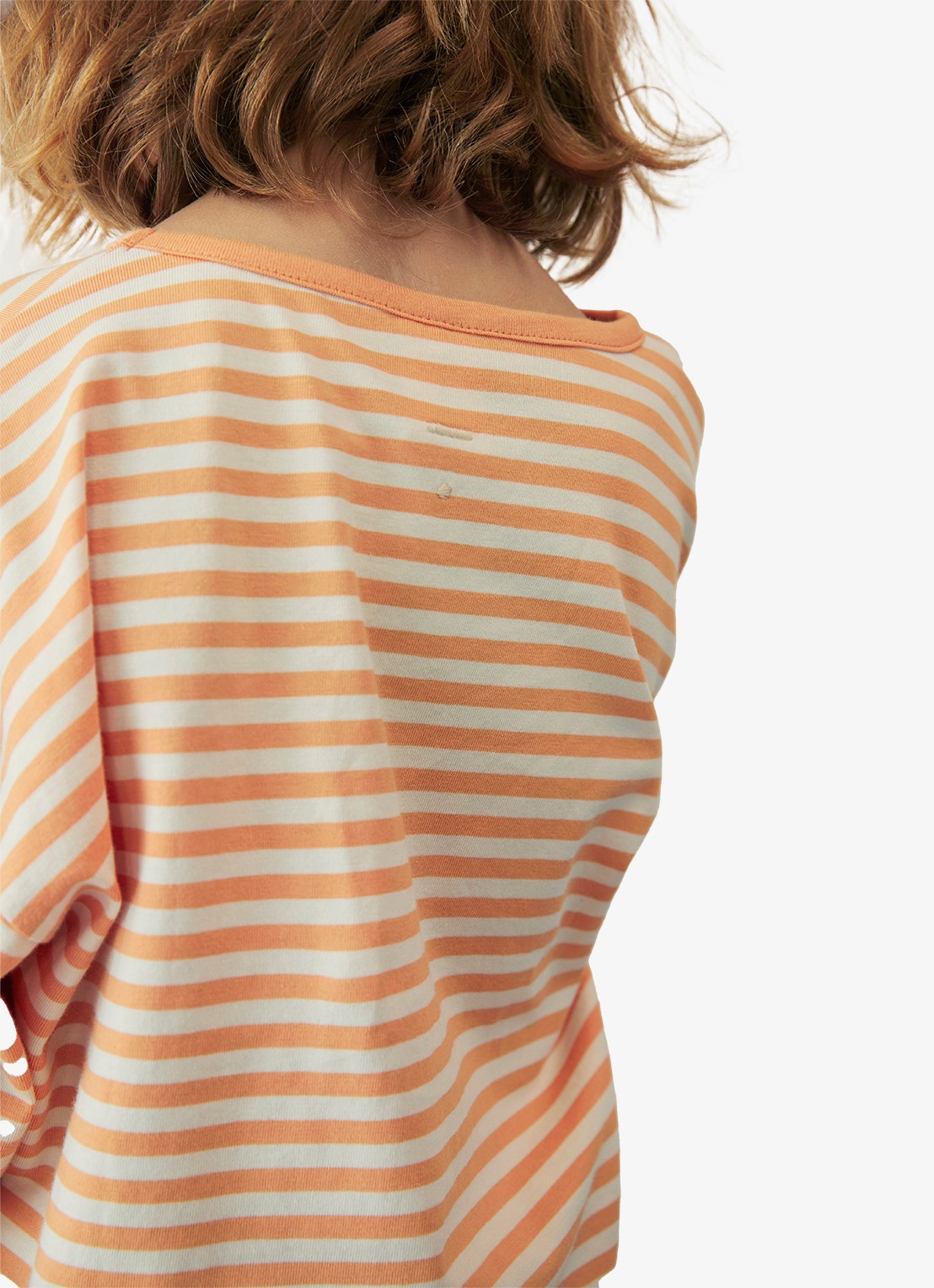 Gray Label T-shirt met ronde hals - detail 5 orange