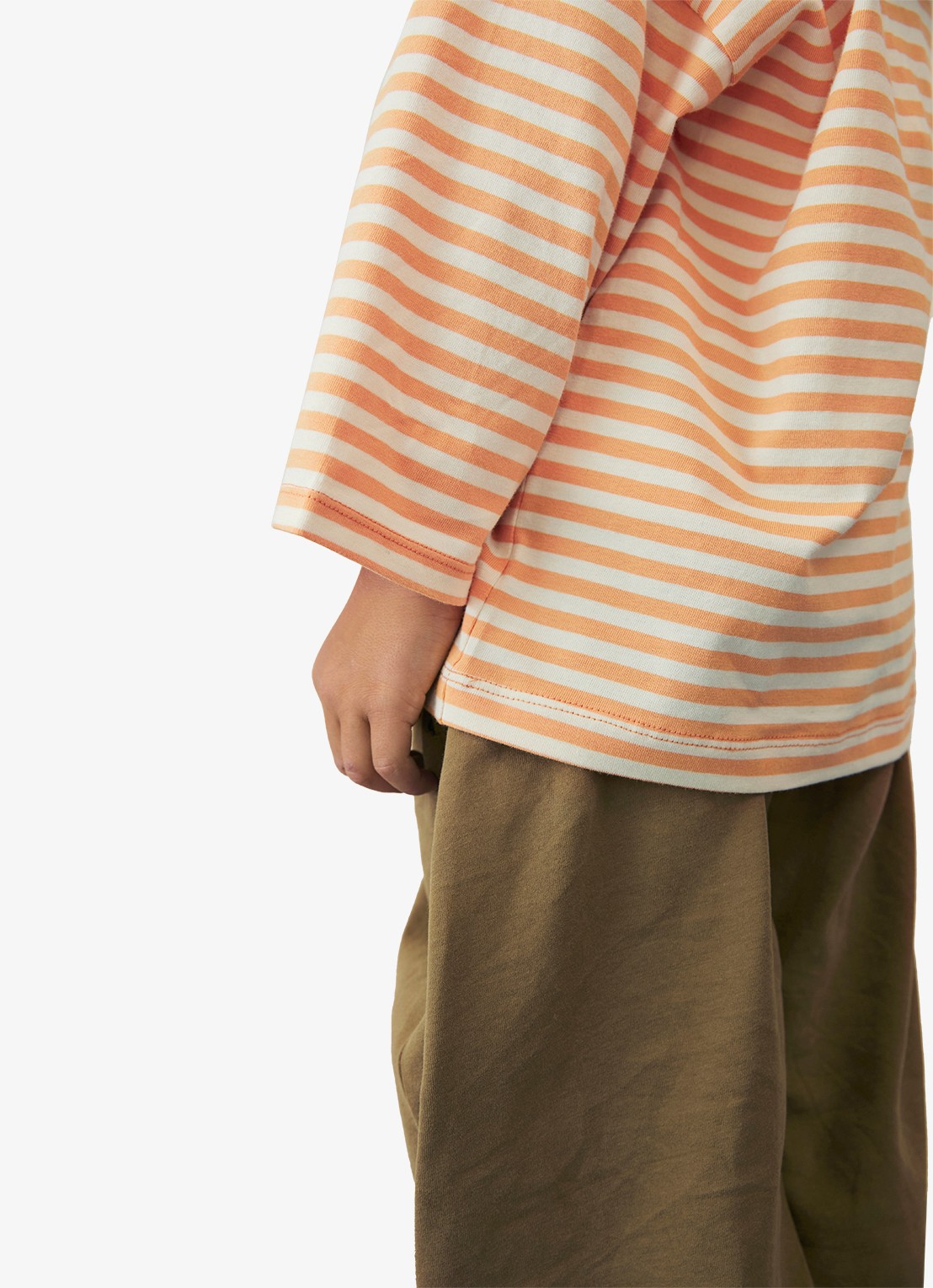 Gray Label T-shirt met ronde hals - detail 6 orange
