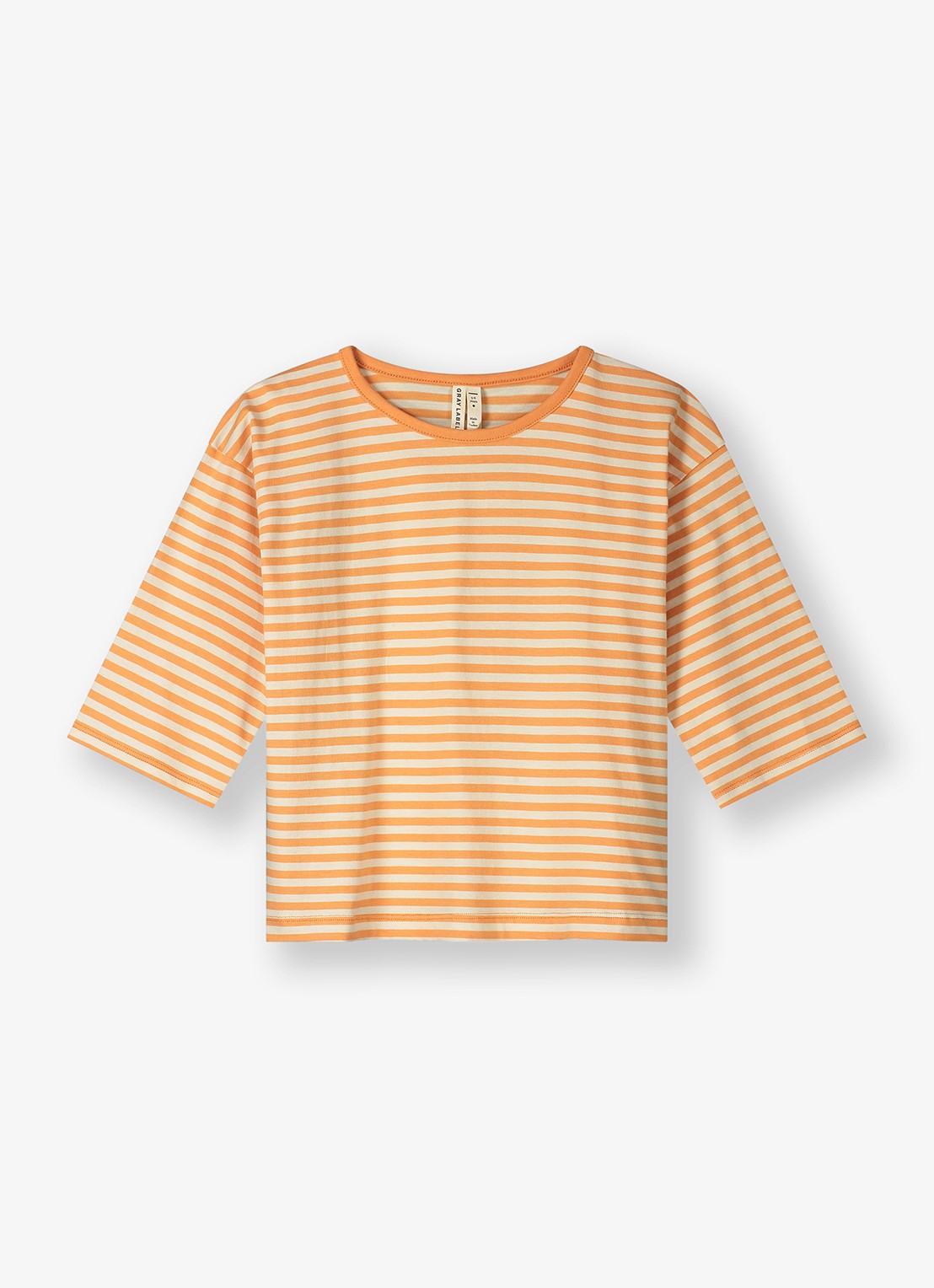 Gray Label T-shirt met ronde hals - voorkant 2 orange