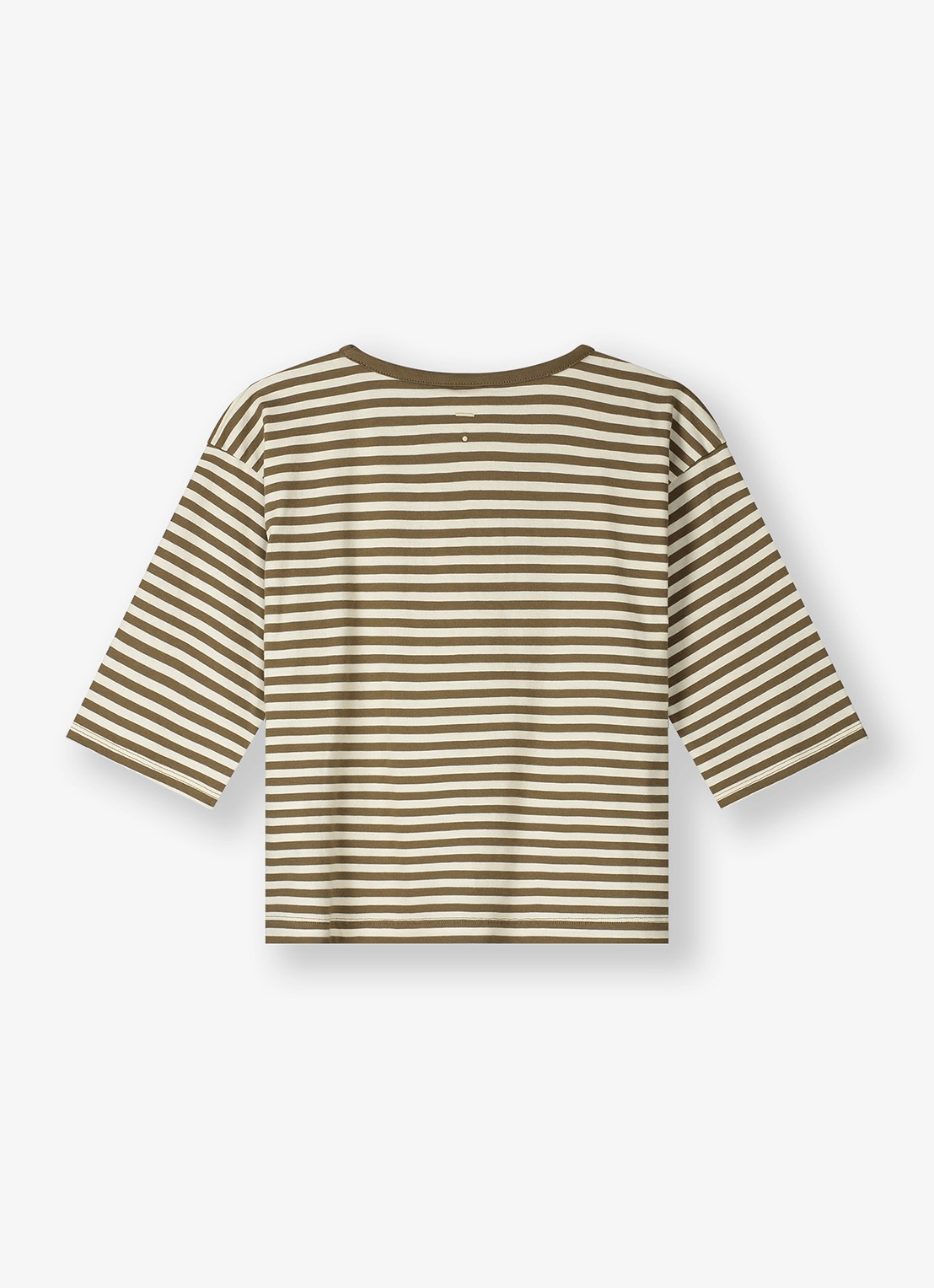 Gray Label T-shirt met ronde hals - achterkant zand