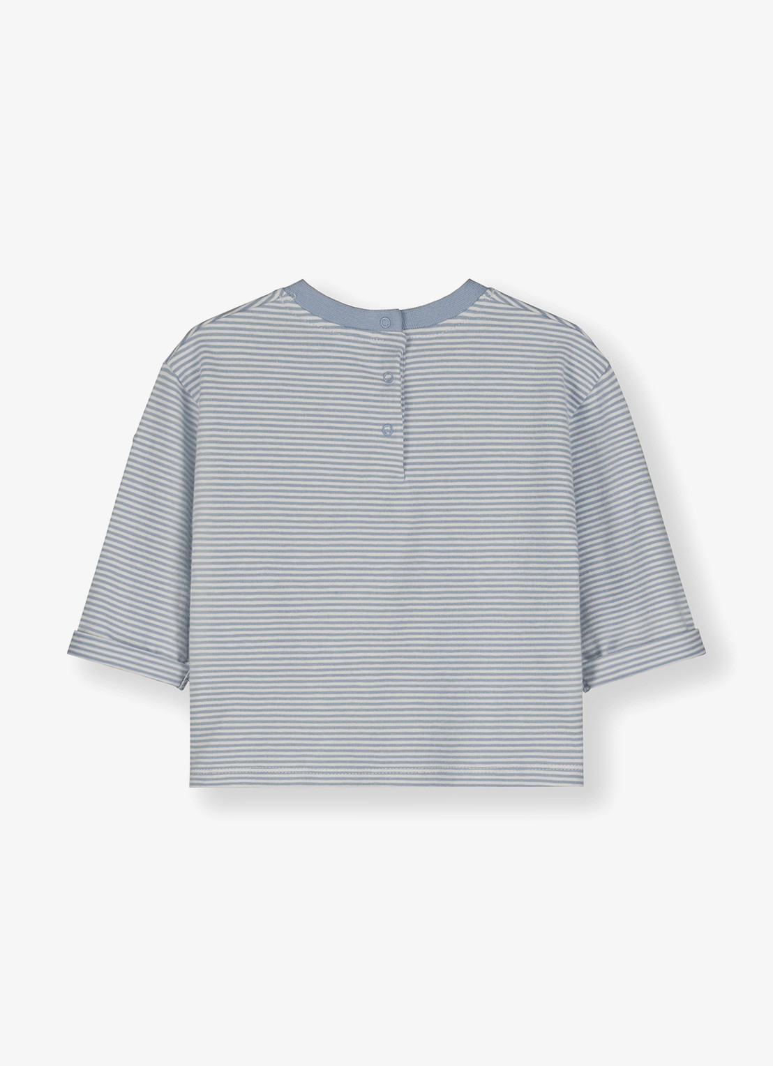 Gray Label T-shirt met streepprint - achterkant 2 grijs