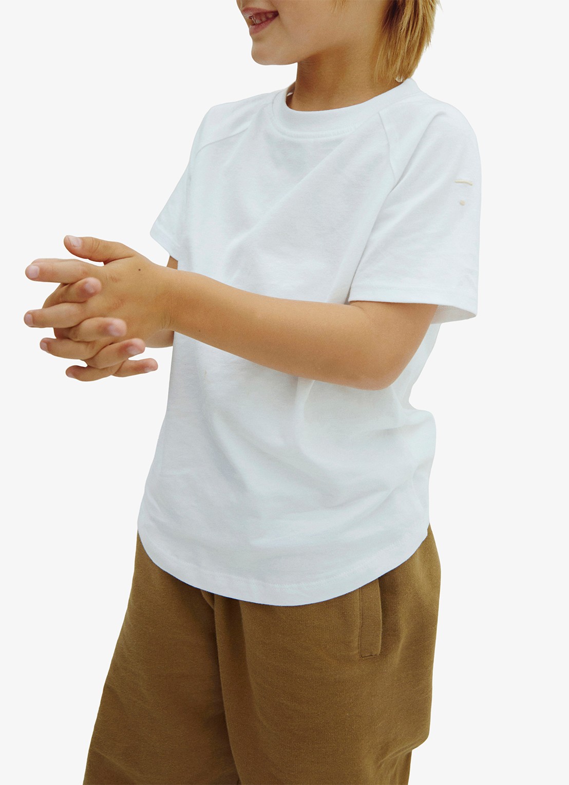 Gray Label T-shirt met streepprint - voorkant 2 wit