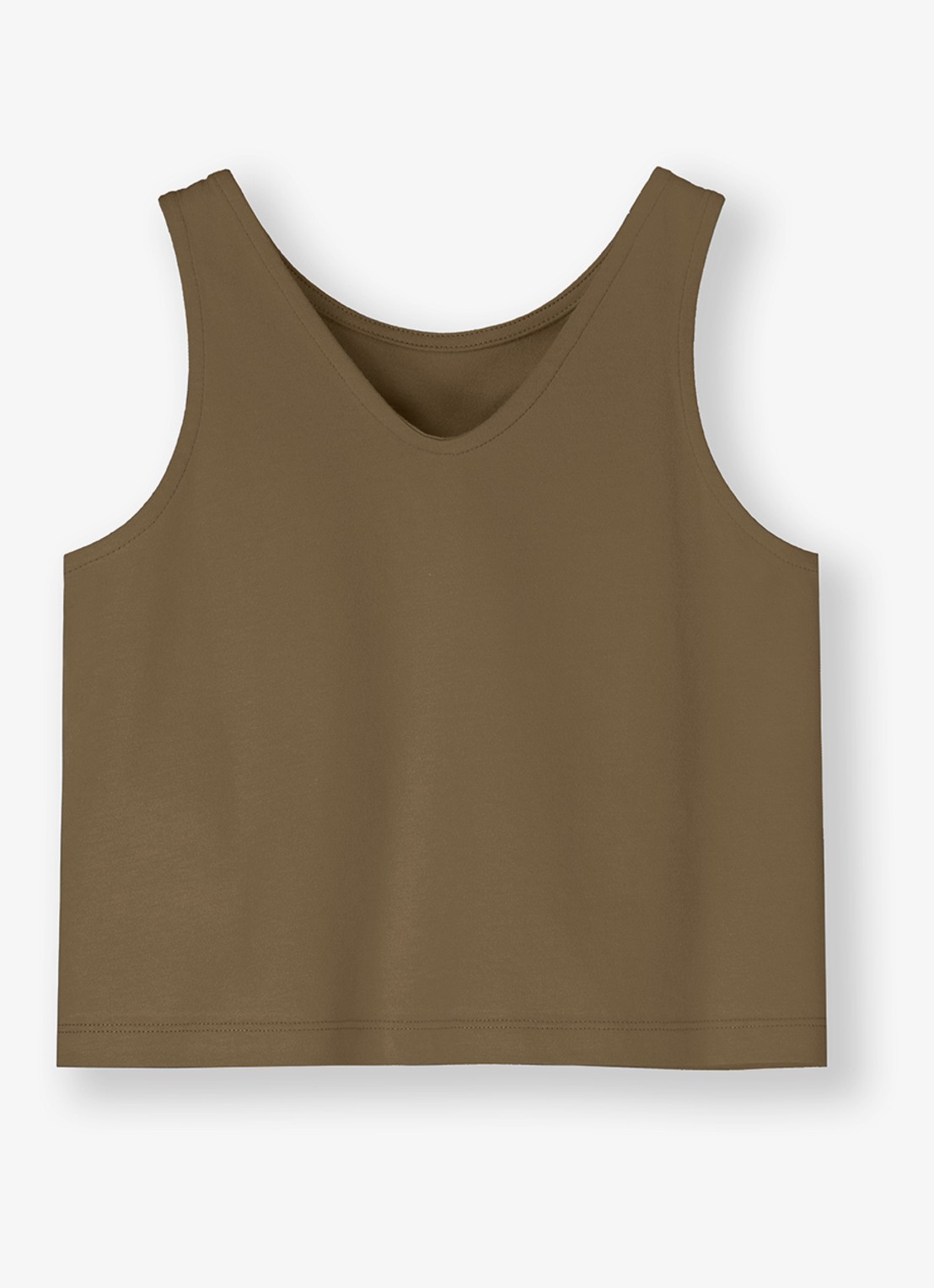 Gray Label Tanktop met streepprint - detail 3 lichtbruin