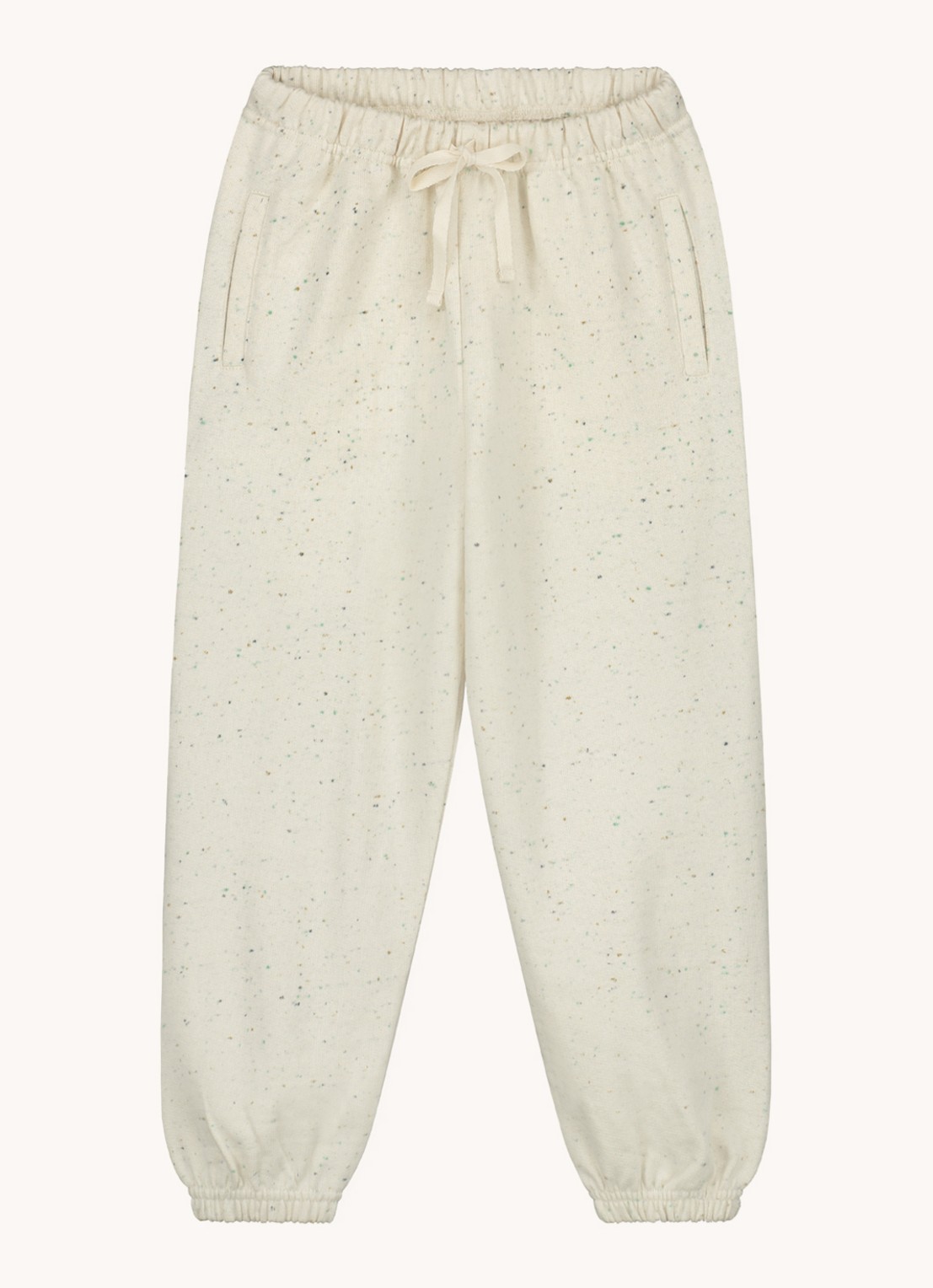 Gray Label Tapered fit joggingbroek met steekzakken - voorkant 2 creme