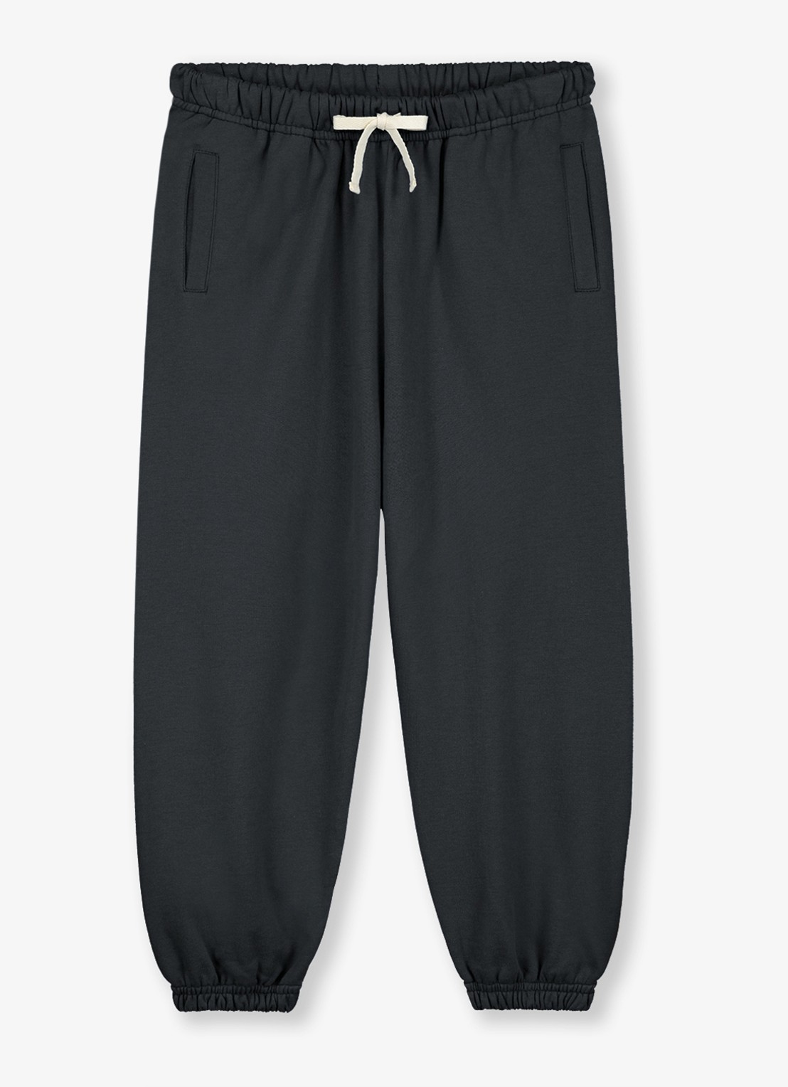 Gray Label Tapered fit joggingbroek met steekzakken - voorkant zwart