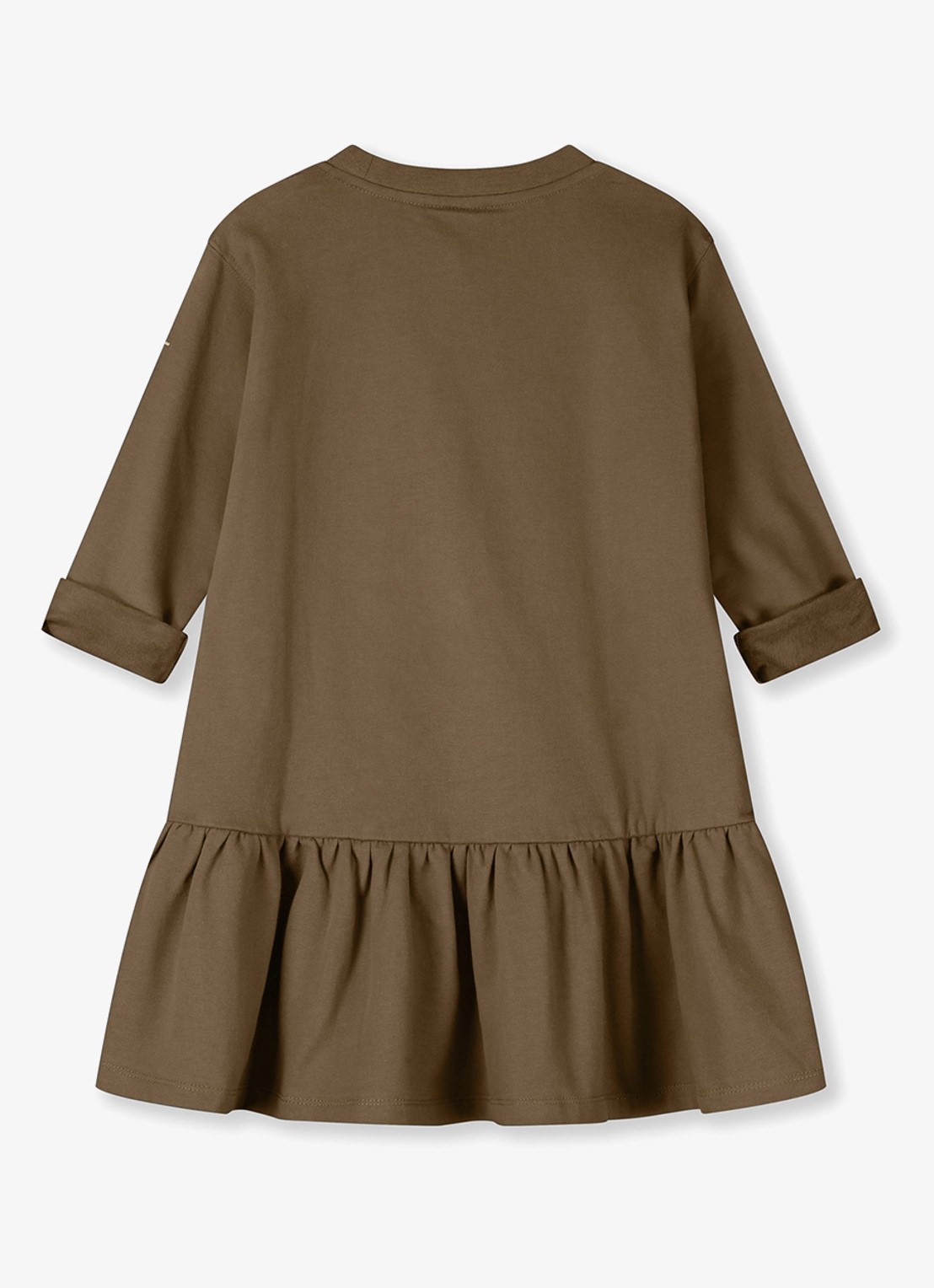 Gray Label Tuniekjurk met plooidetails - achterkant bruin