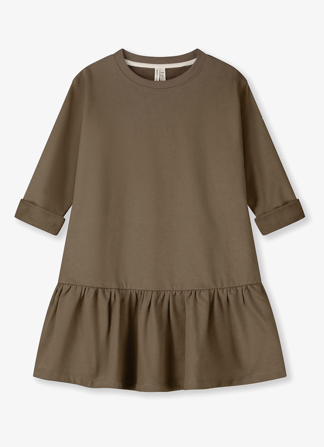 Gray Label Tuniekjurk met plooidetails - voorkant 3 bruin