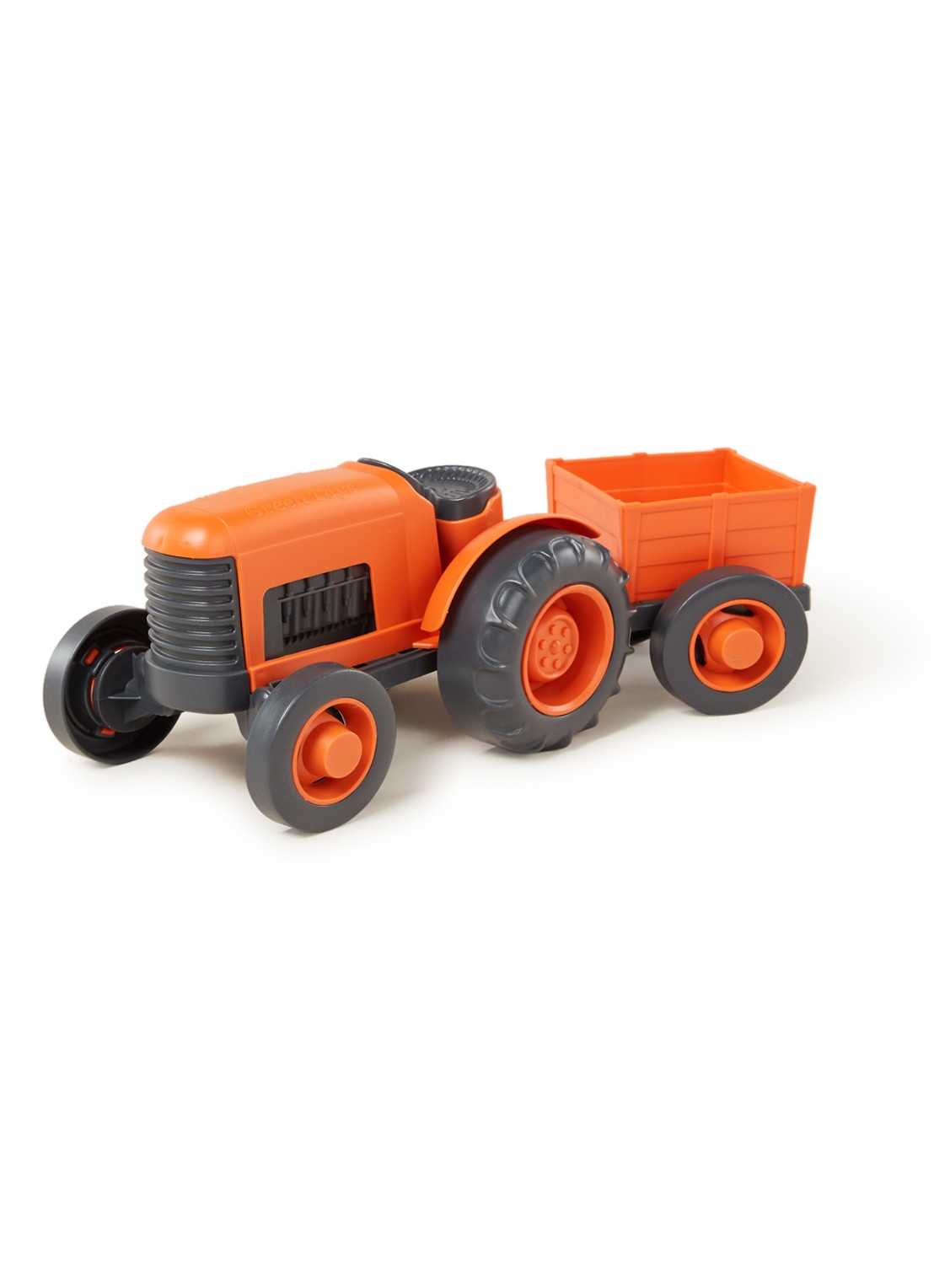 Green Toys Traktor - voorkant orange