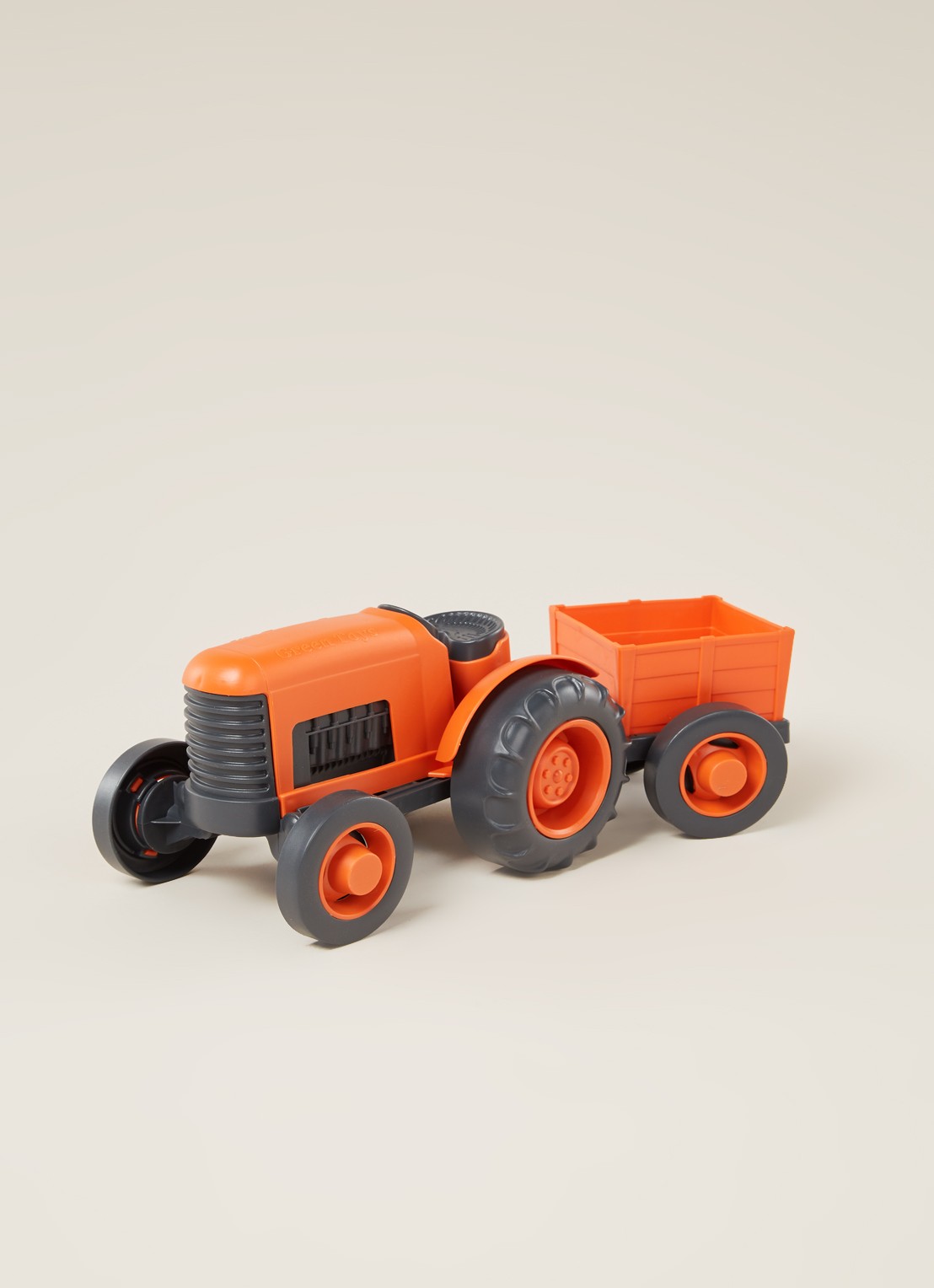 Green Toys Traktor - voorkant 2 orange