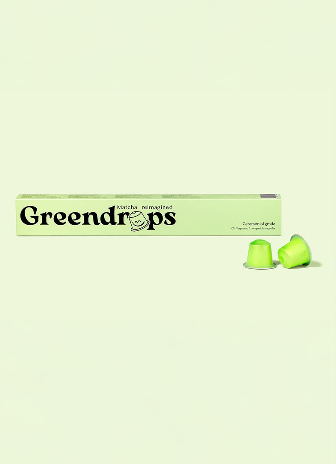 Greendrops Ceremoniële Matcha capsules 30 gram - voorkant 2 undefined