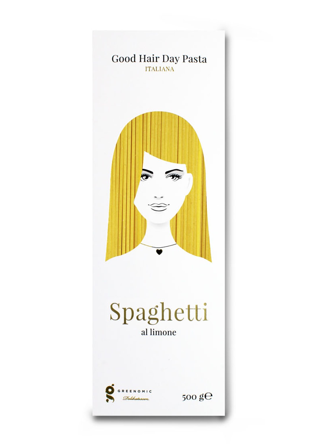Greenomic Al Limone spaghetti 500 gram - voorkant undefined