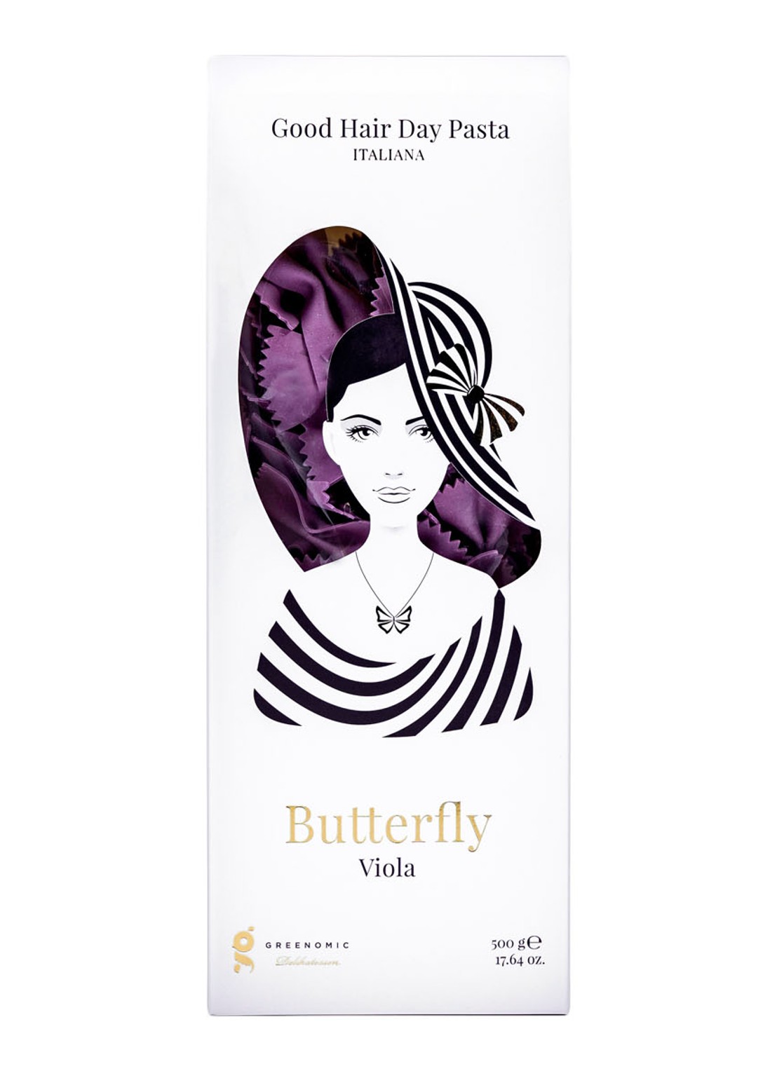 Greenomic Butterfly Viola pasta 500 gram - voorkant 2 undefined