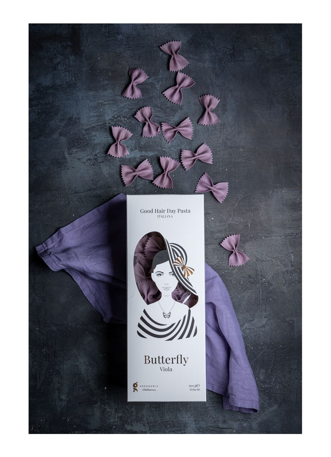 Greenomic Butterfly Viola pasta 500 gram - voorkant 3 undefined
