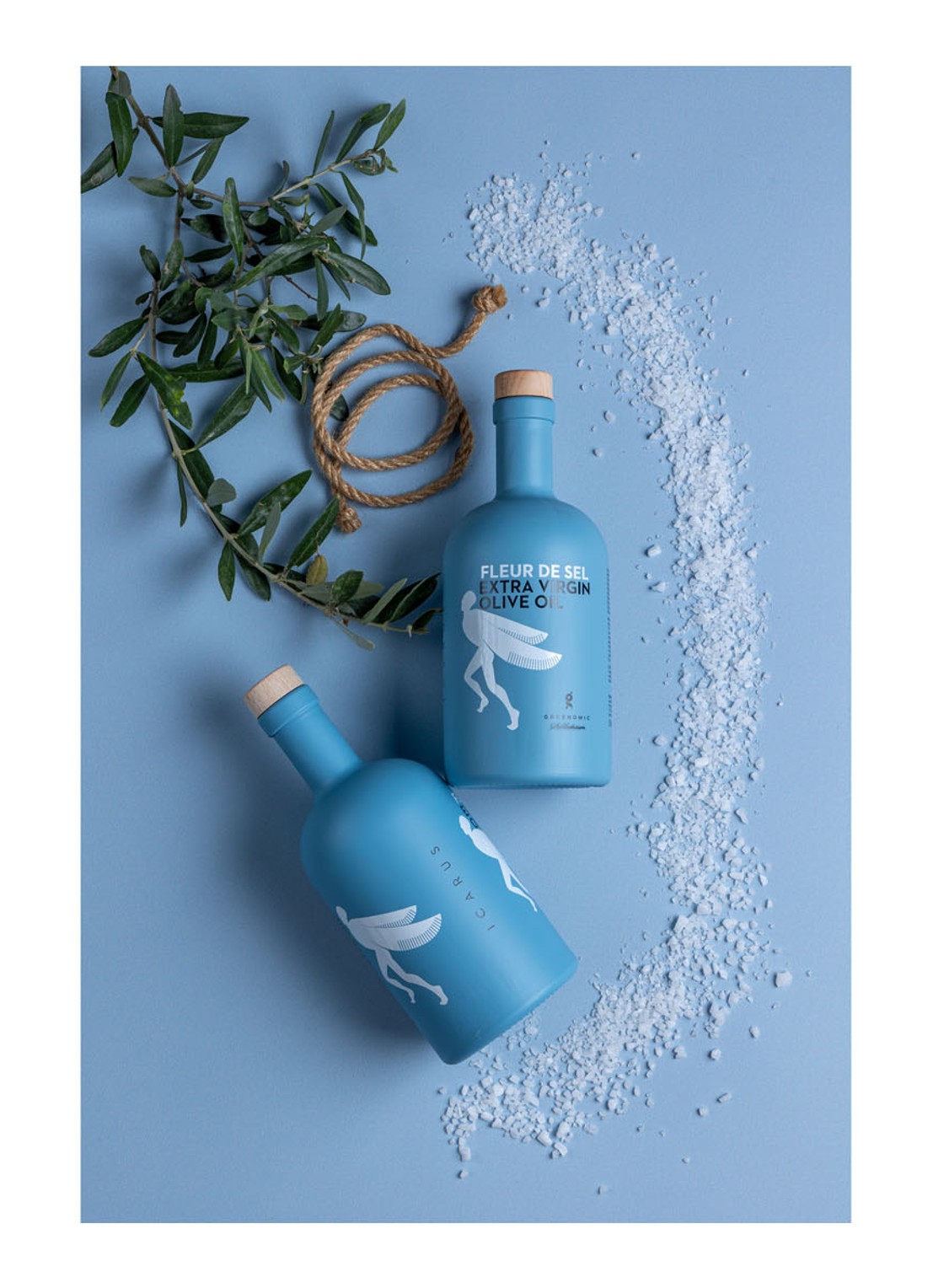 Greenomic Extra Virgin Fleur de Sel olijfolie 500 ml - voorkant 3 undefined