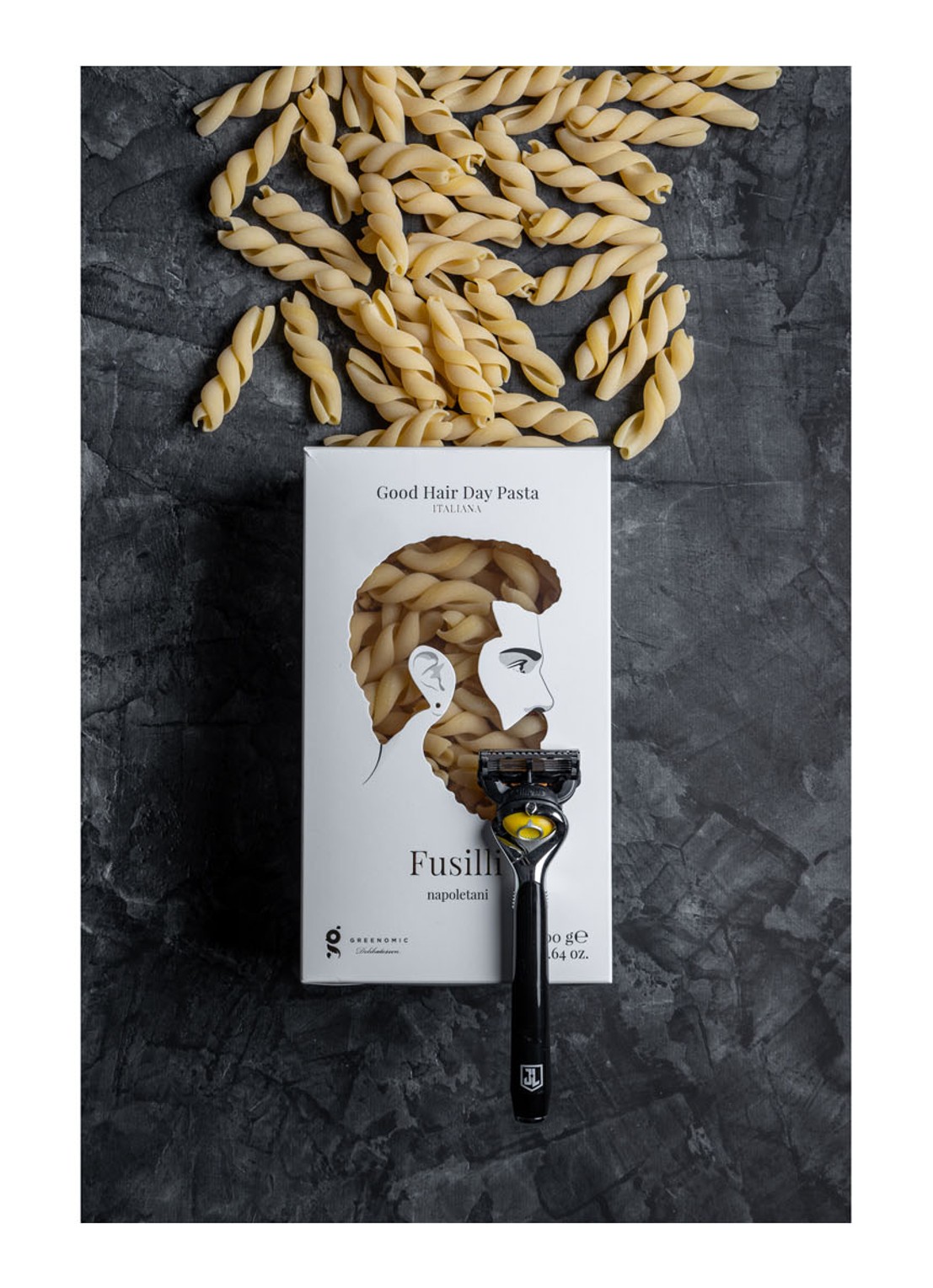 Greenomic Fusilli Napoletani pasta 500 gram - voorkant 2 undefined