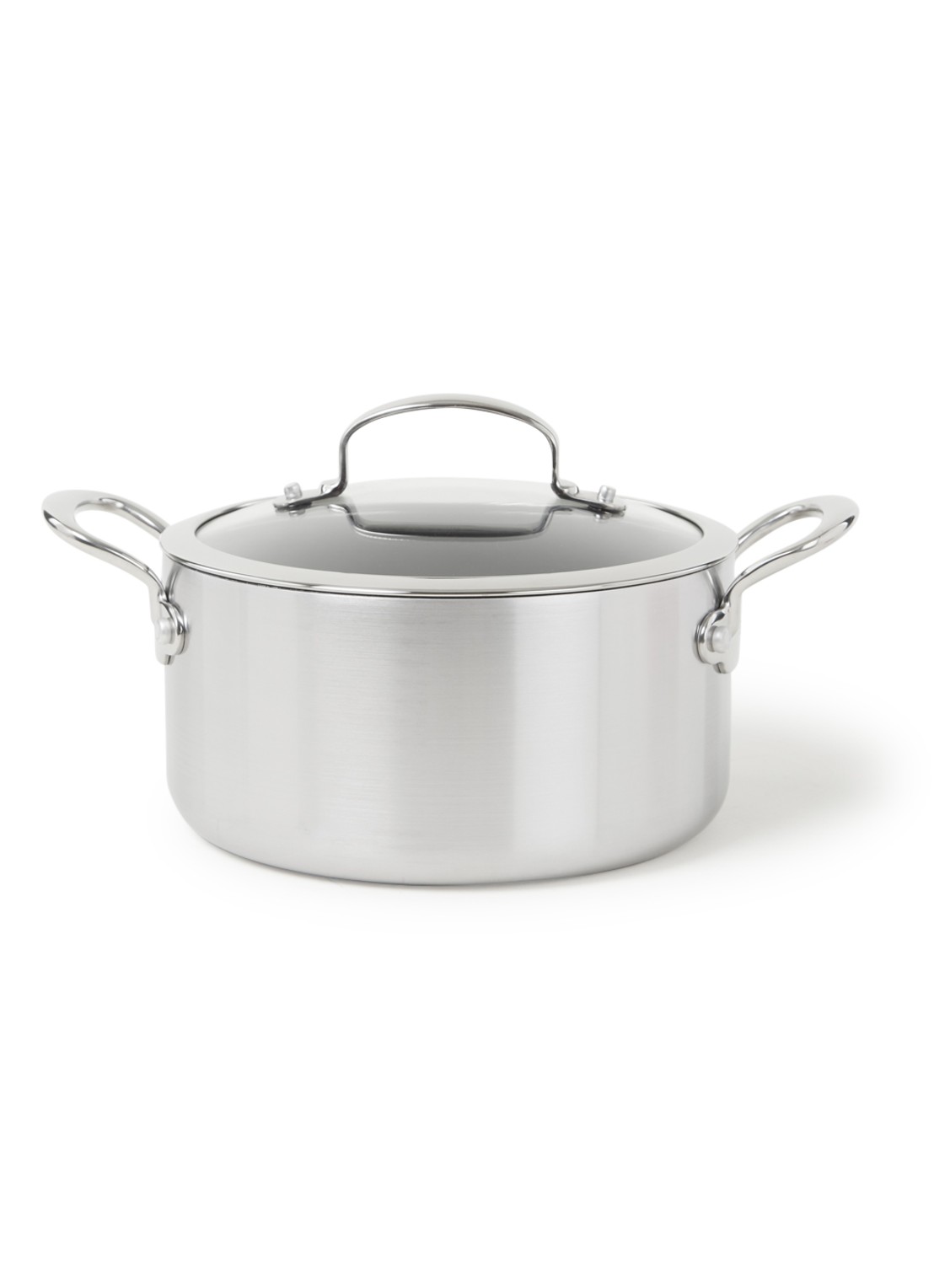 GreenPan Barcelona Evershine kookpan Ø20 cm - voorkant 2 zilver