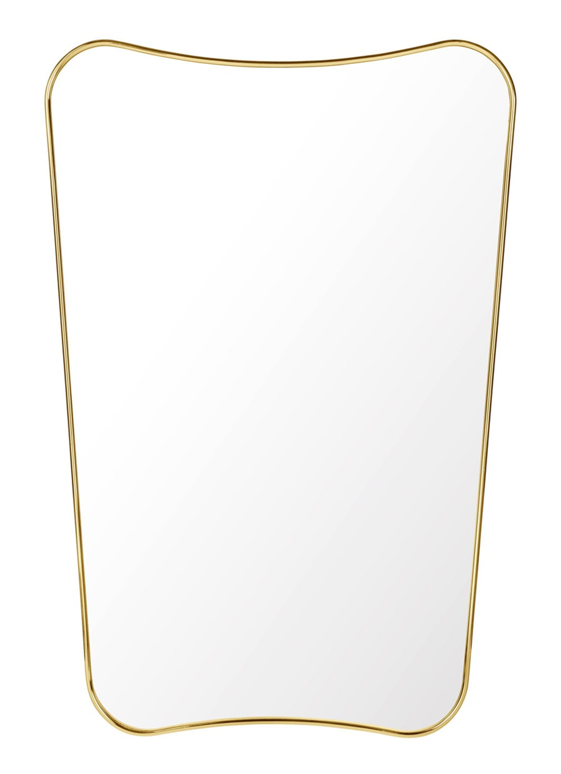 Gubi F.A. 33 wandspiegel 80 x 54 cm - achterkant goud