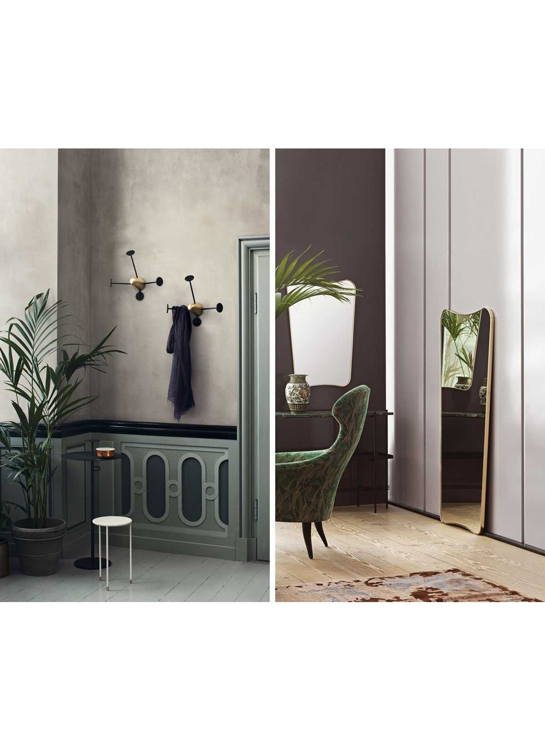 Gubi F.A. 33 wandspiegel 80 x 54 cm - detail 4 goud