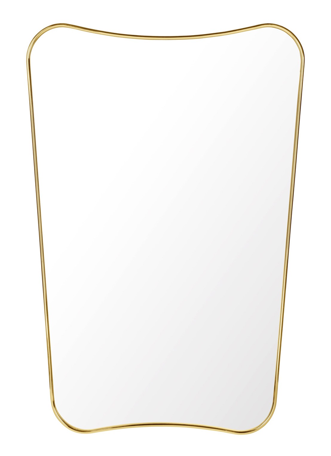 Gubi F.A. 33 wandspiegel 80 x 54 cm - voorkant 2 goud