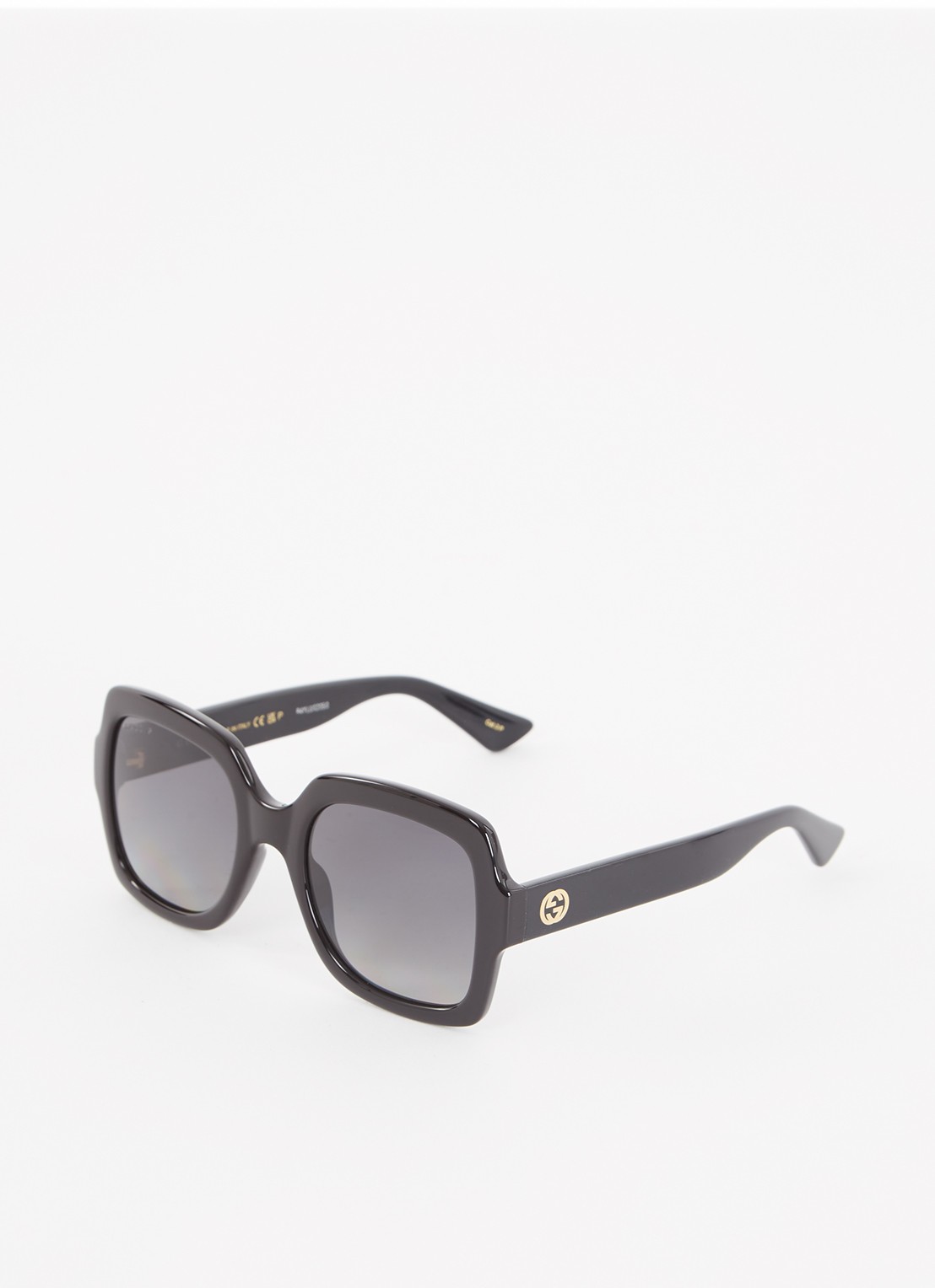 Gucci Butterfly zonnebril gepolariseerd GG1337S - voorkant 4 zwart