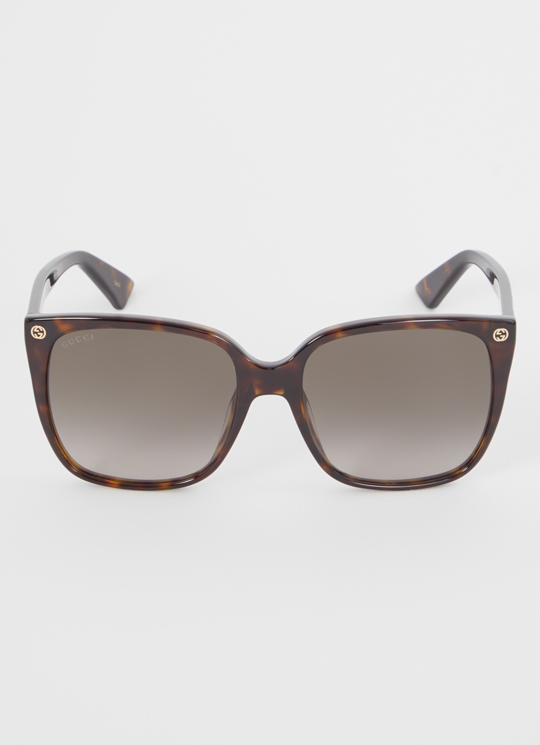 Gucci Butterfly zonnebril GG0022S - detail bruin