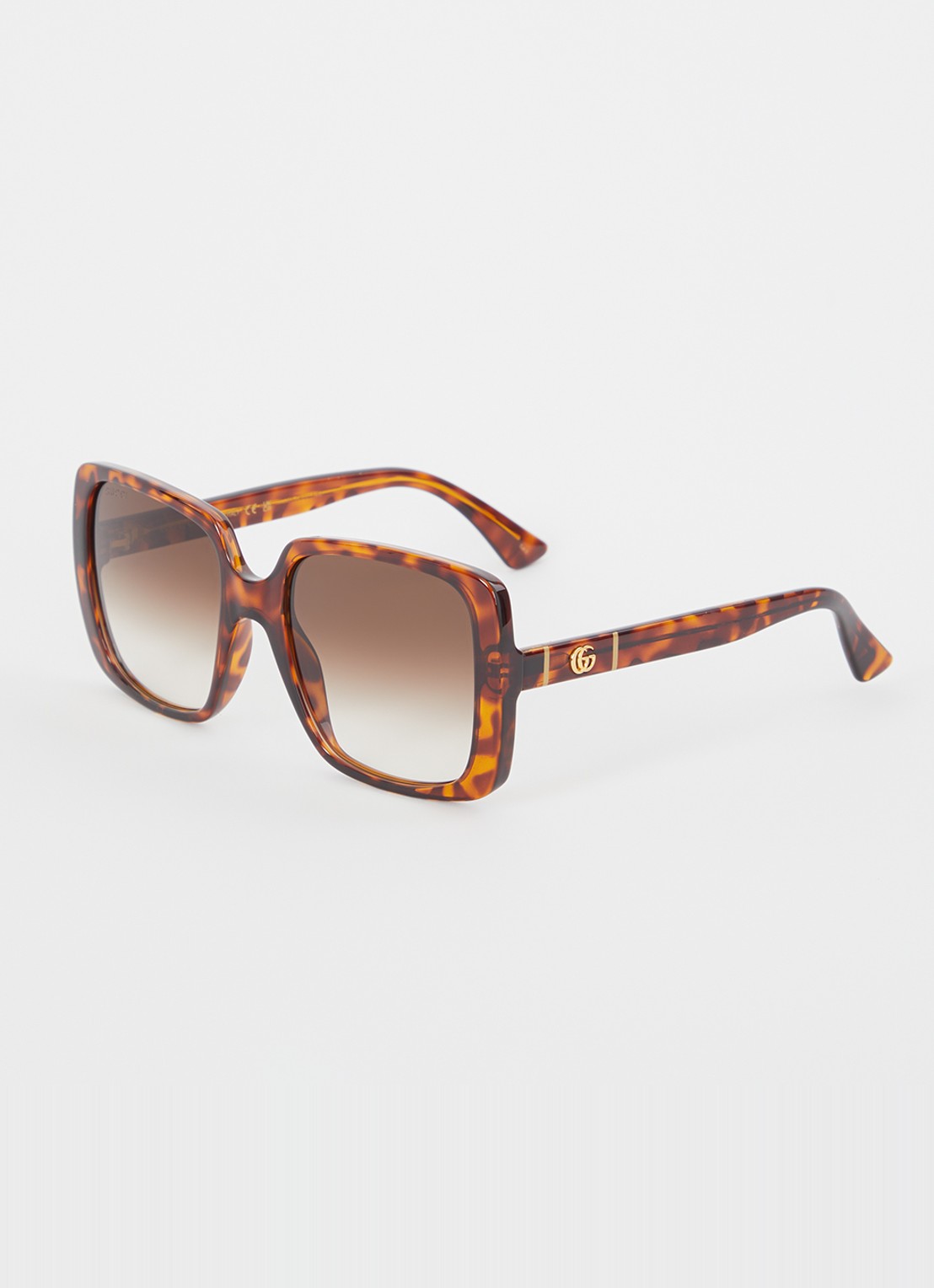 Gucci Butterfly zonnebril GG0632S - voorkant bruin