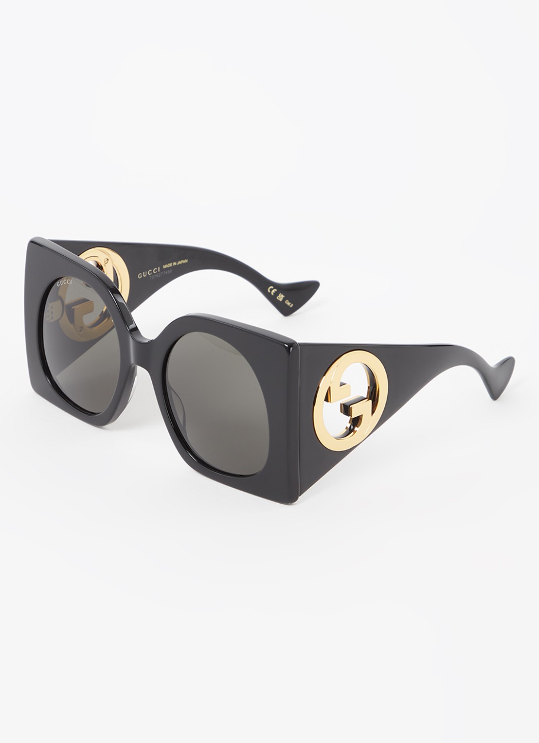 Gucci Butterfly zonnebril GG1254S - voorkant 4 zwart
