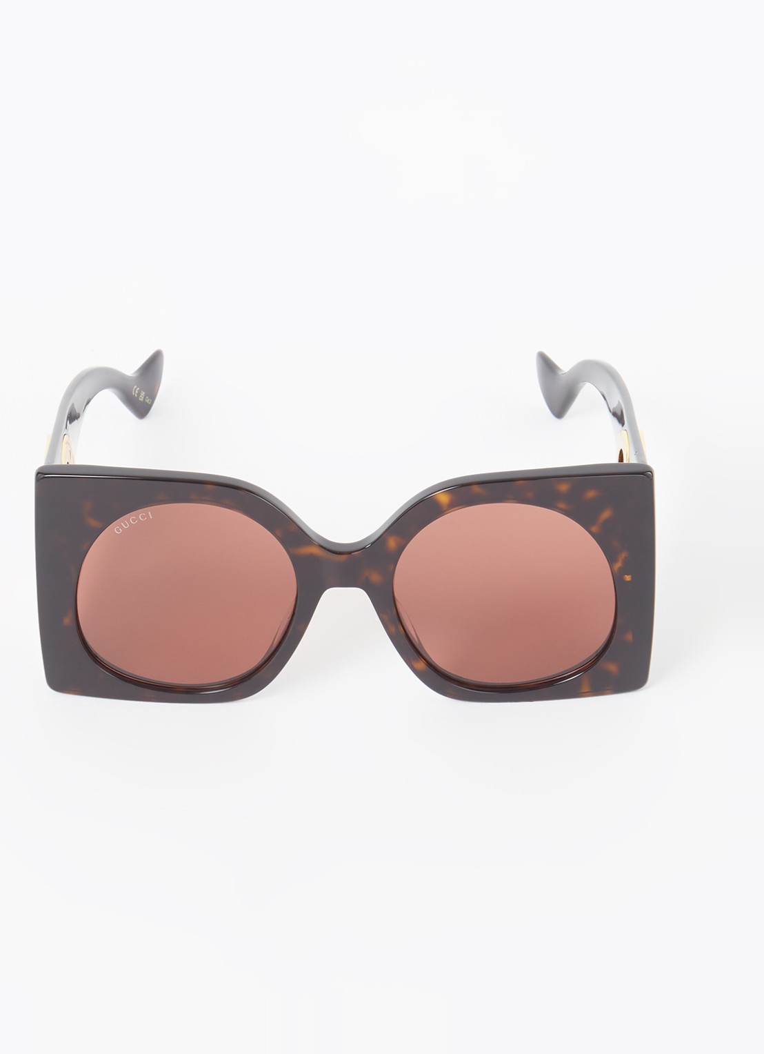Gucci Butterfly zonnebril GG1254S - detail 3 donkerbruin
