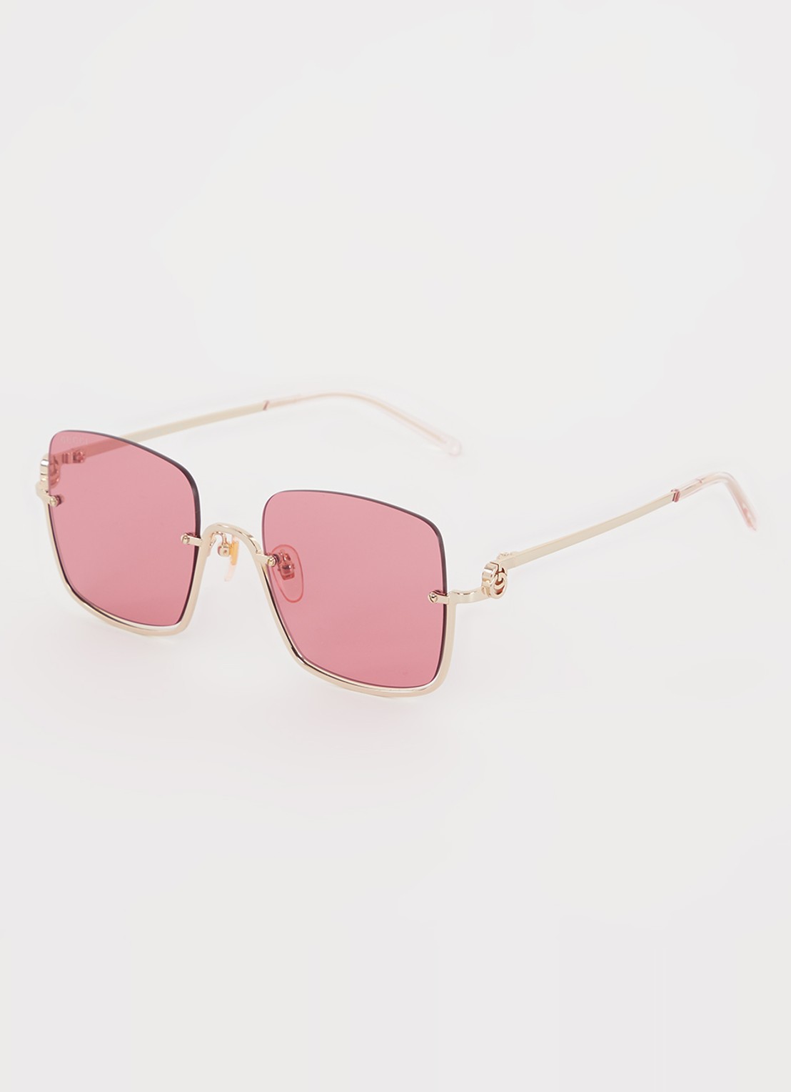 Gucci Butterfly zonnebril GG1279S - voorkant 4 goud