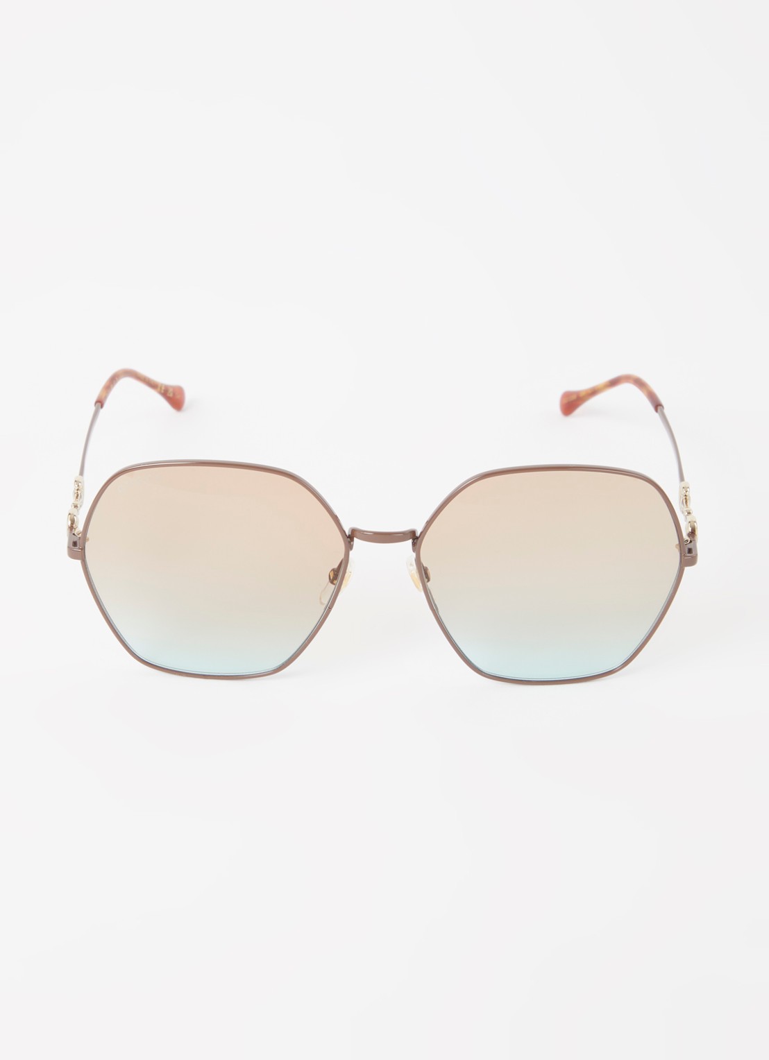Gucci Butterfly zonnebril GG1335S - detail bruin