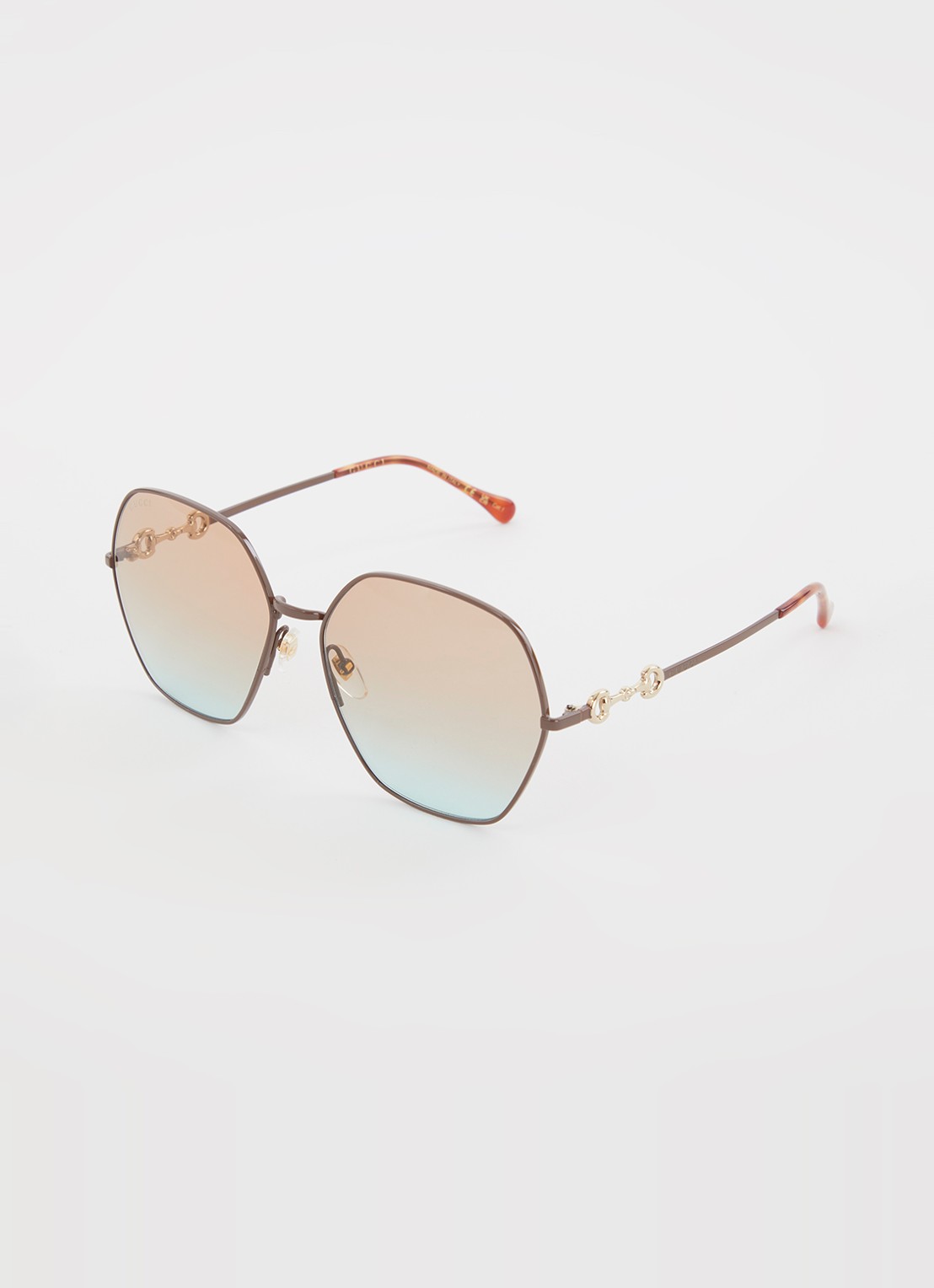 Gucci Butterfly zonnebril GG1335S - voorkant 4 bruin