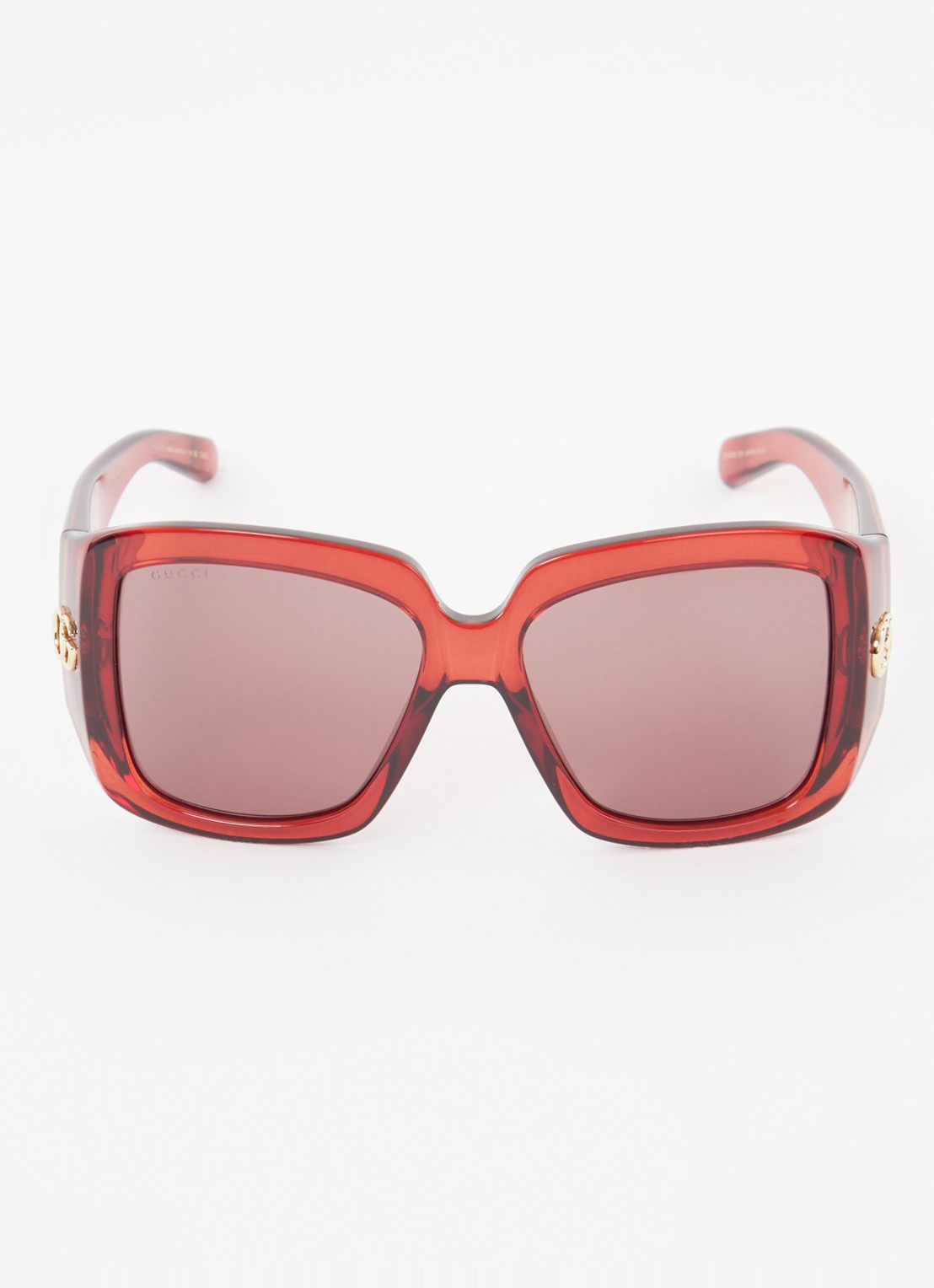 Gucci Butterfly zonnebril GG1402S - detail 3 bordeauxrood