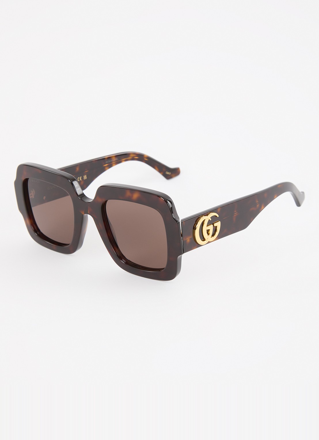 Gucci Butterfly zonnebril GG1547S - voorkant 4 donkerbruin