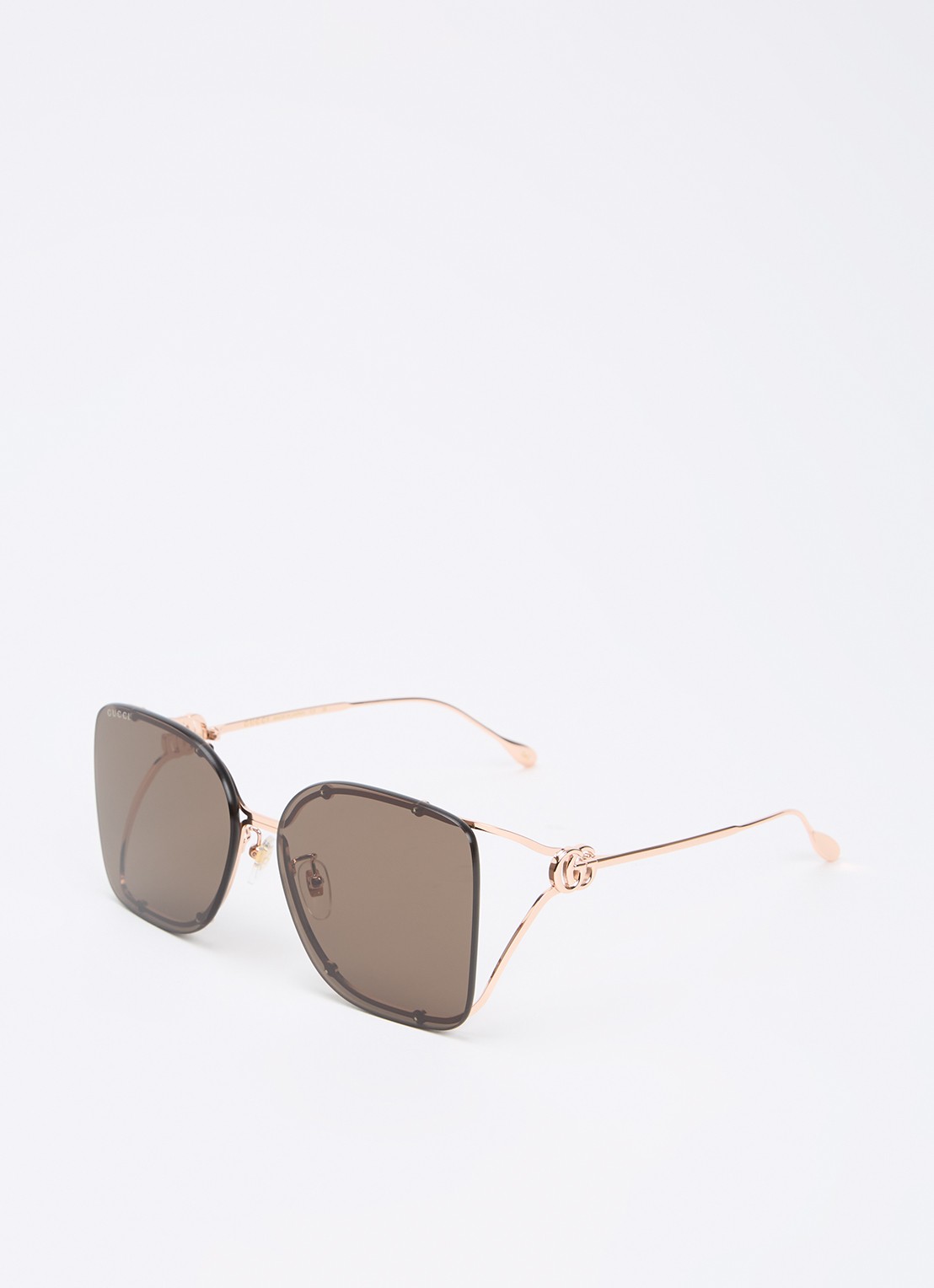 Gucci Butterfly zonnebril GG1713SA - voorkant roségoud