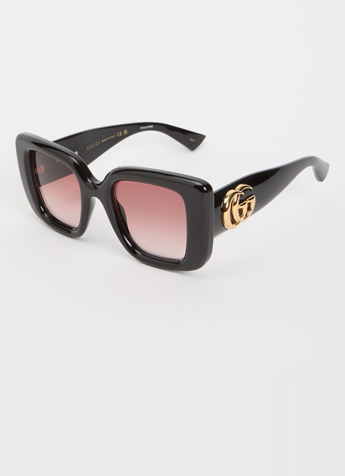 Gucci Butterfly zonnebril GG1975S - voorkant 4 diepzwart