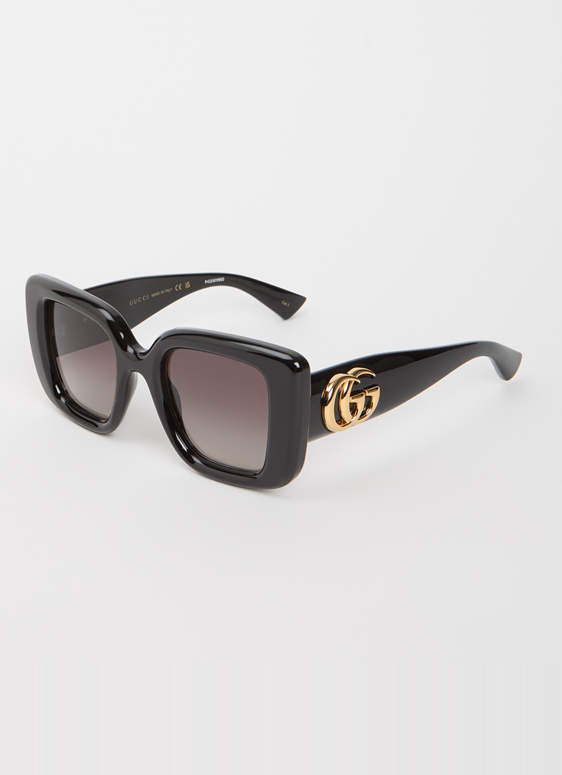 Gucci Butterfly zonnebril GG1975S - voorkant 4 diepzwart
