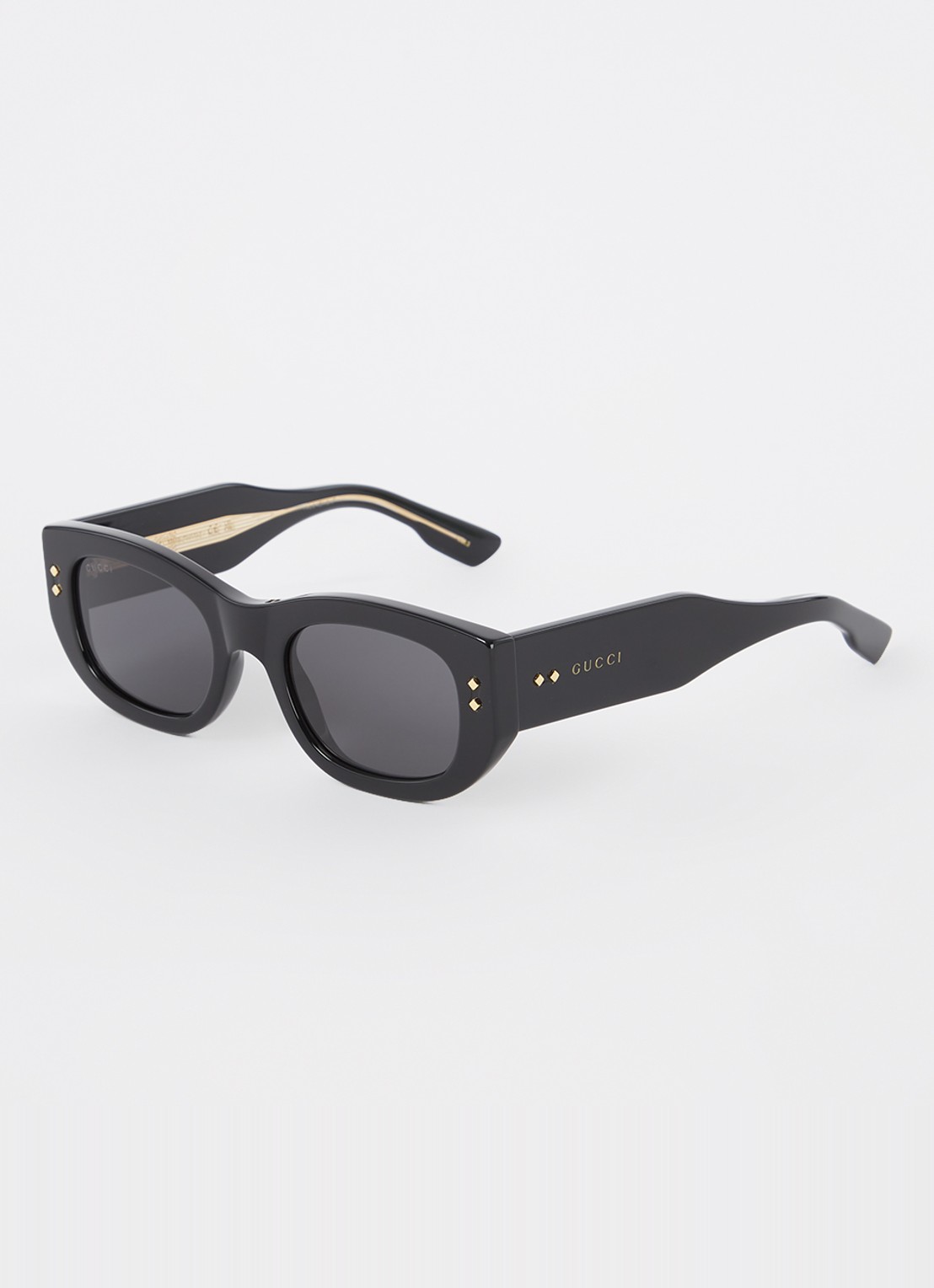 Gucci Cat Eye zonnebril GG1215S - voorkant zwart