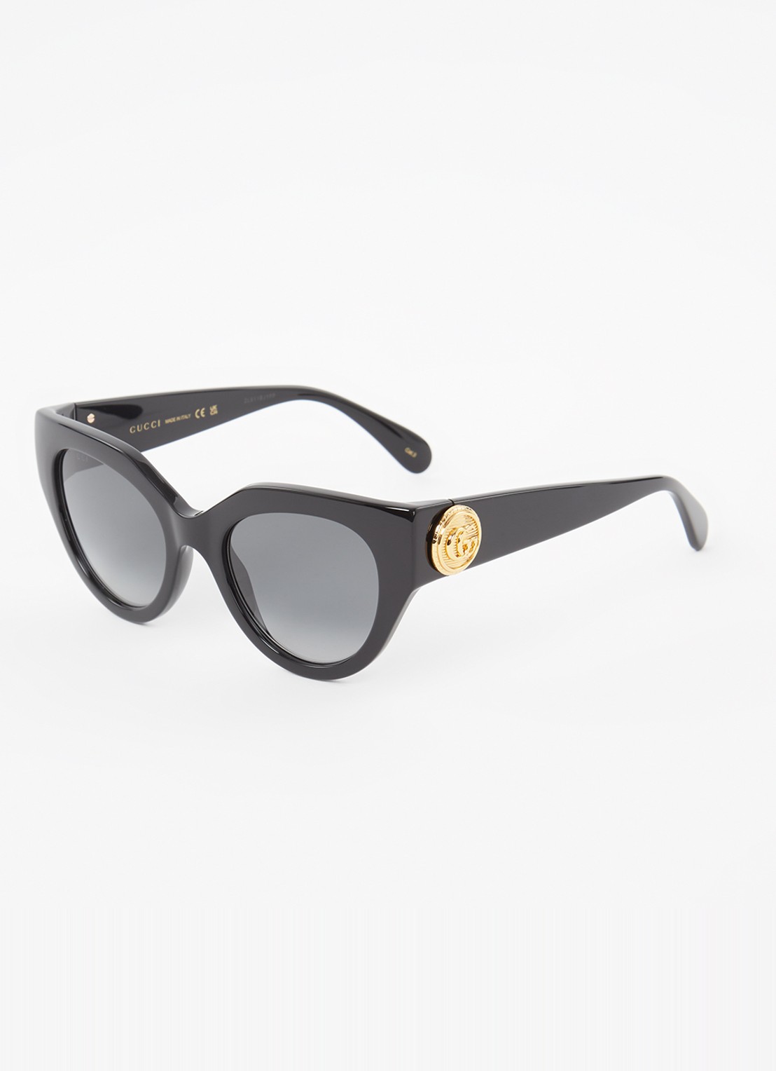 Gucci Cat Eye zonnebril GG1408S - voorkant 4 zwart