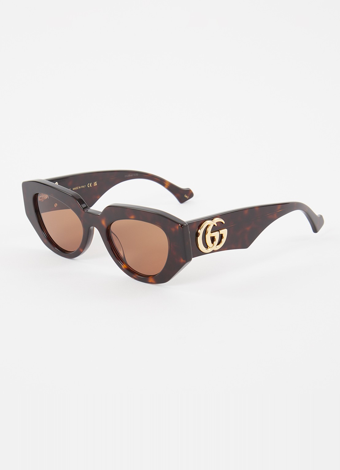 Gucci Cat Eye zonnebril GG1421S - voorkant 4 donkerbruin
