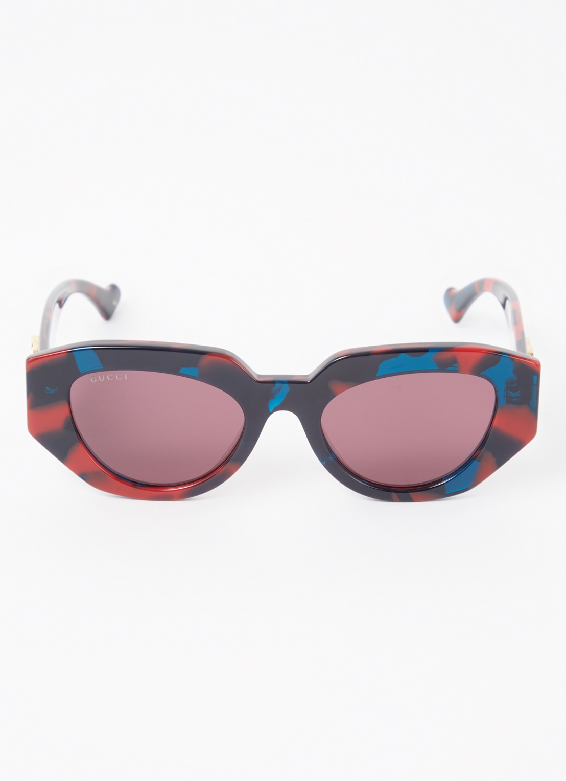 Gucci Cat Eye zonnebril GG1421S - detail 3 rood