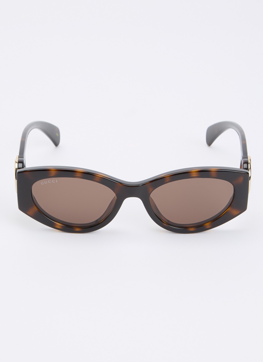 Gucci Cat Eye zonnebril GG1691S - detail donkerbruin