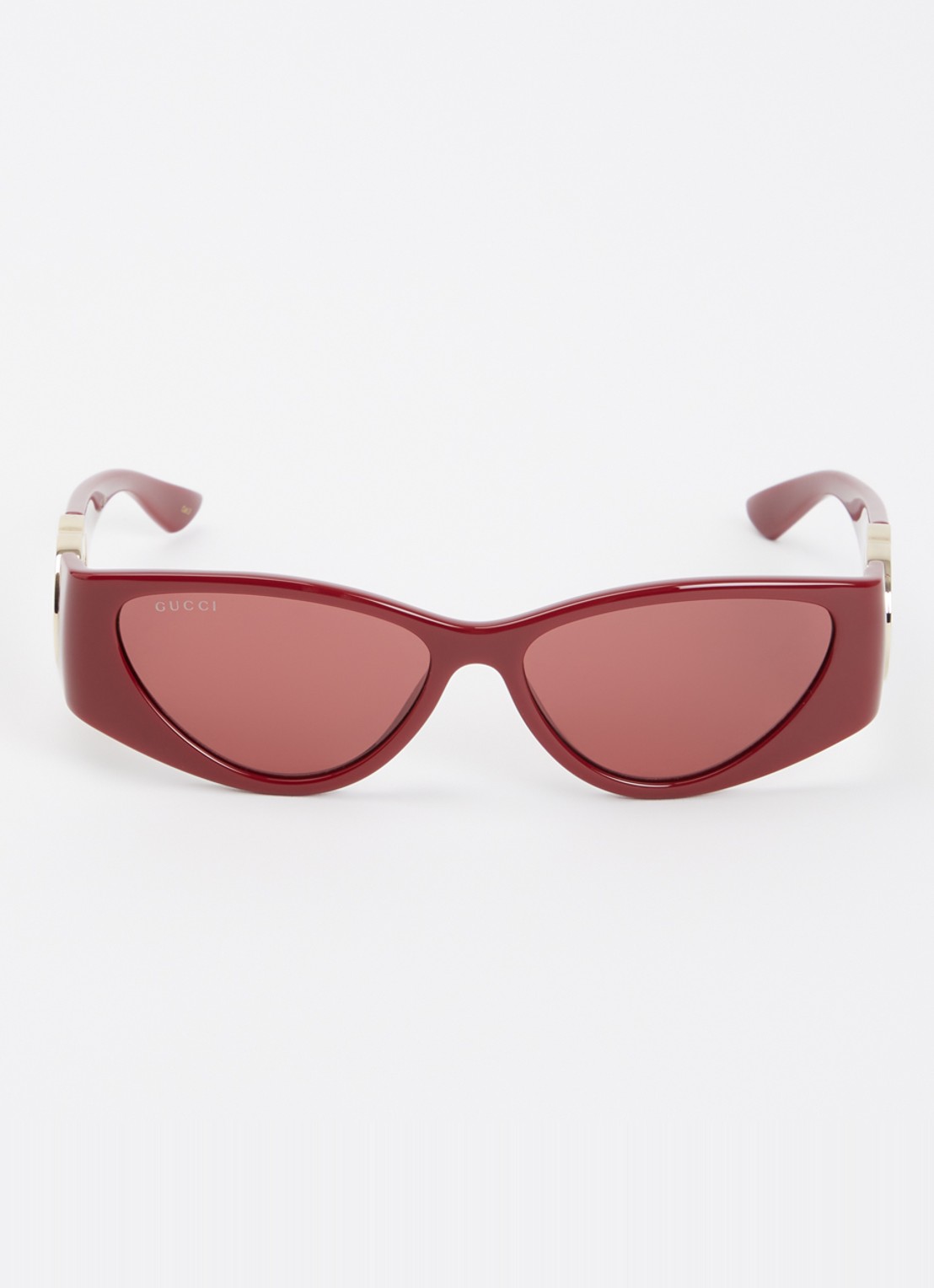 Gucci Cat Eye zonnebril GG1824S - detail 2 bordeauxrood