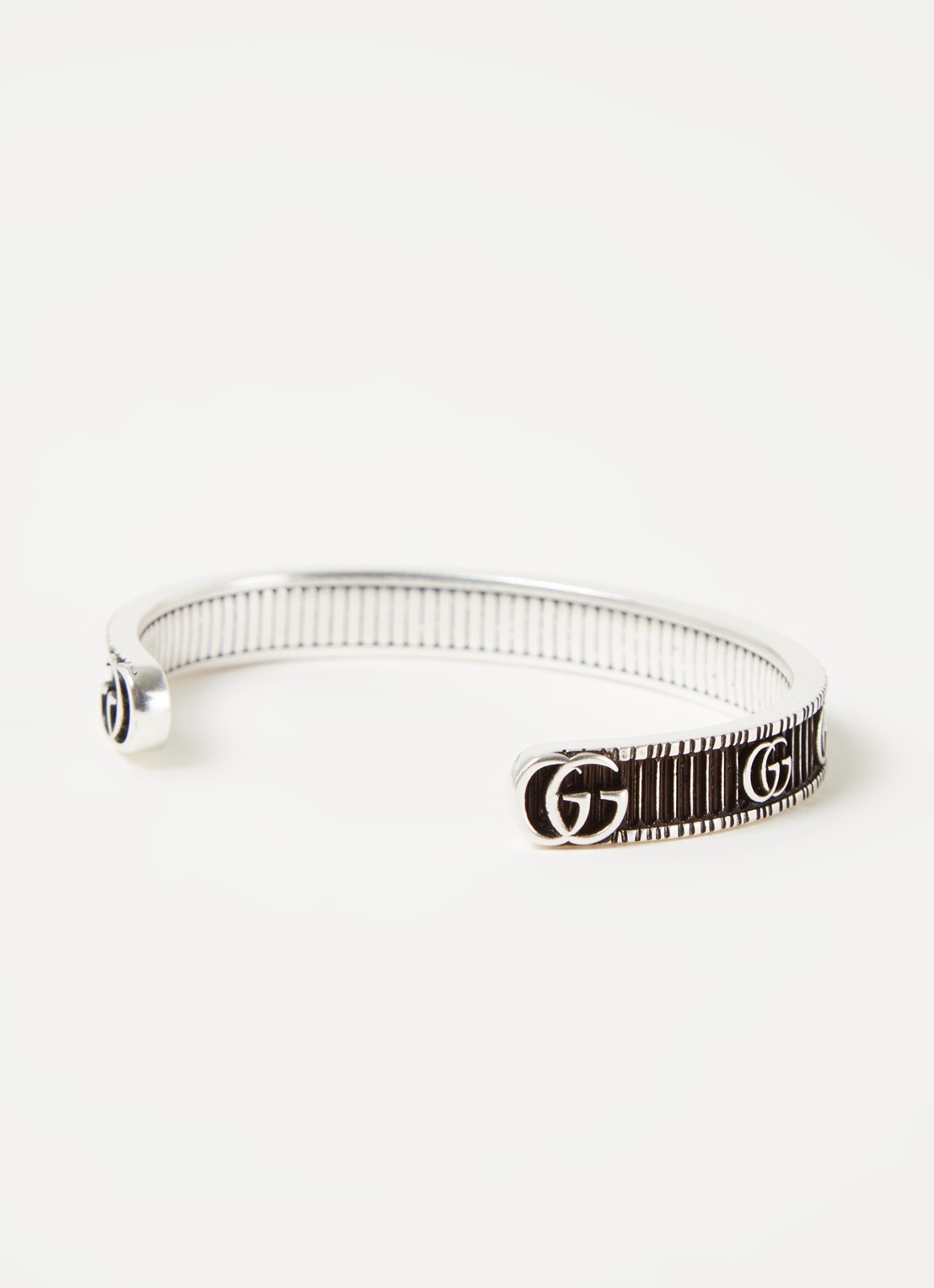 Gucci Double G armband sterling zilver - detail 2 zilver