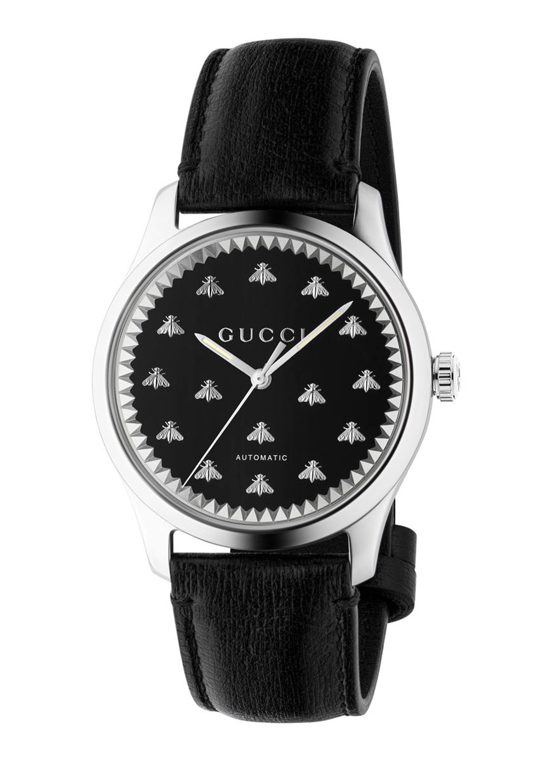 Gucci G-Timeless Automatic horloge YA126286 - voorkant zilver