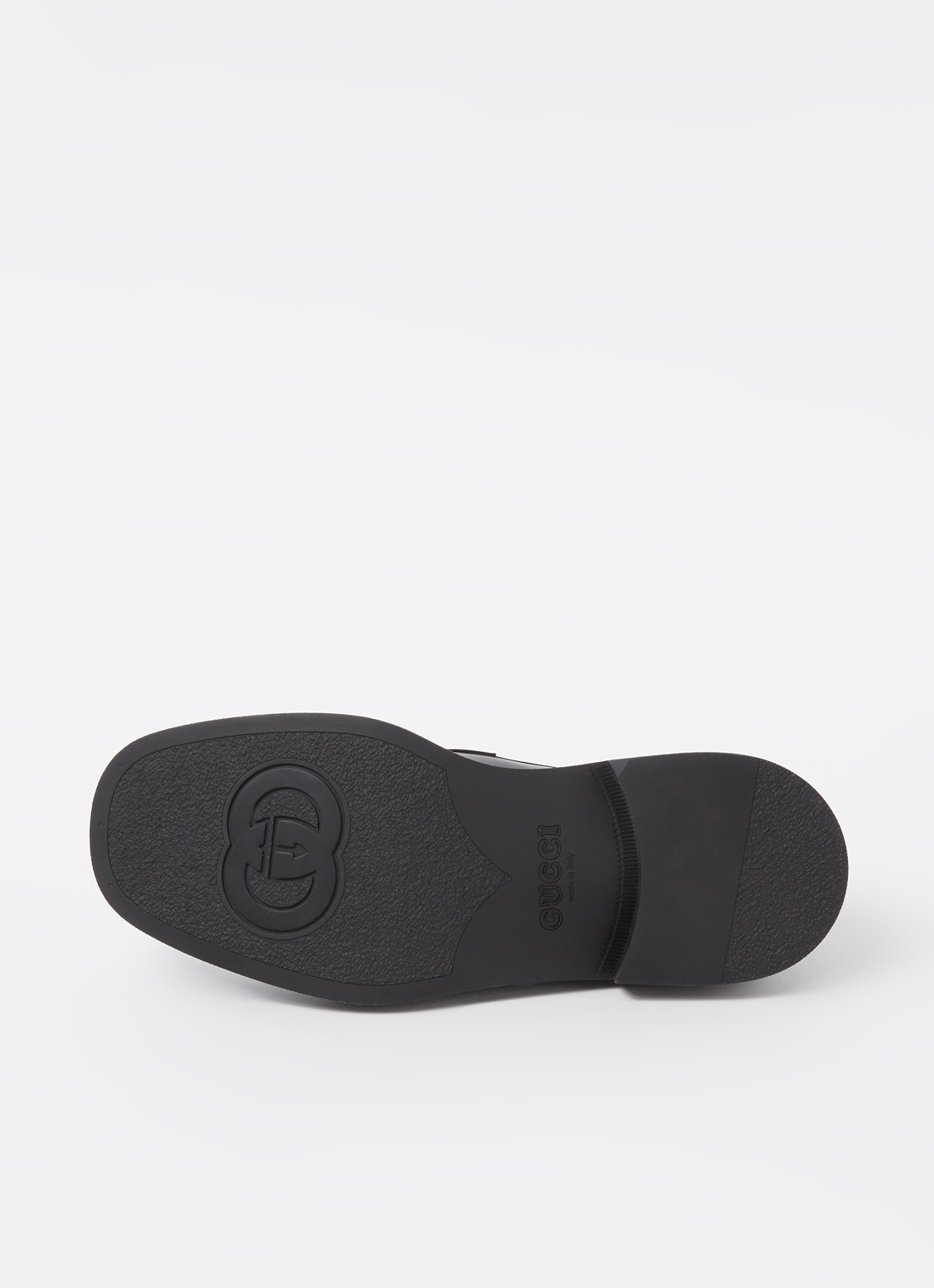 Gucci Genk loafer van leer  - detail 7 zwart