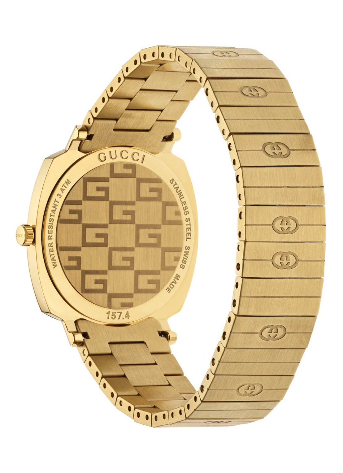 Gucci Grip horloge YA157403 - achterkant goud