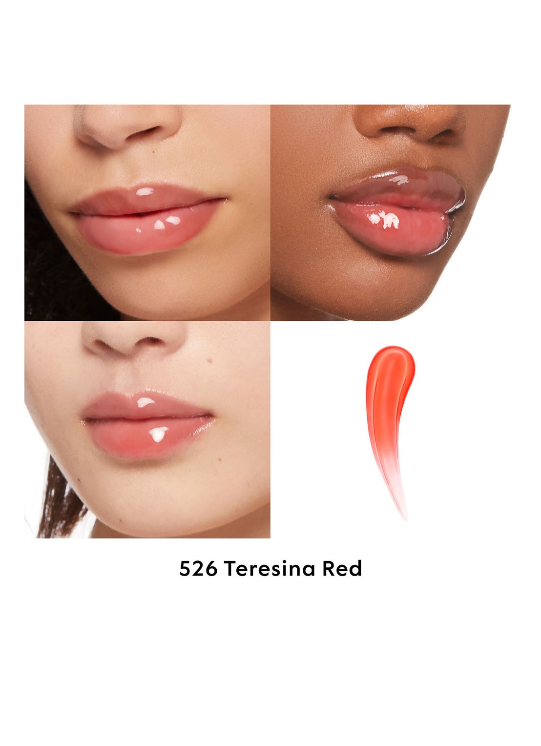 Gucci Gucci Gloss à Lèvres - plumping lipgloss - detail 2 526 teresina red